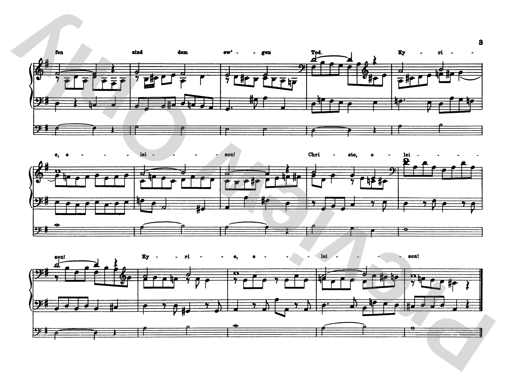 Telemann: Twelve Easy Chorale Preludes: Organ Comb Bound Book