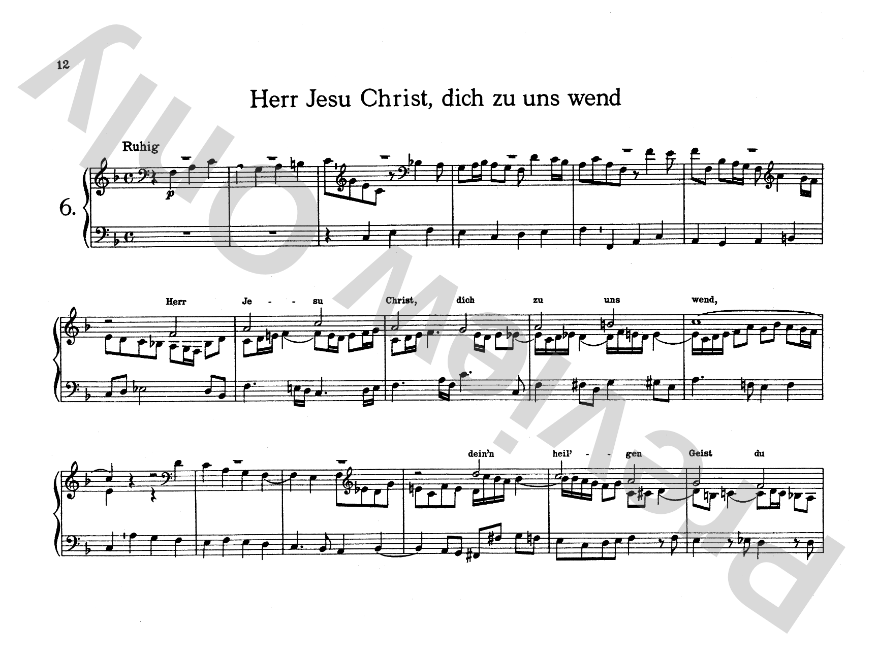 Telemann: Twelve Easy Chorale Preludes
