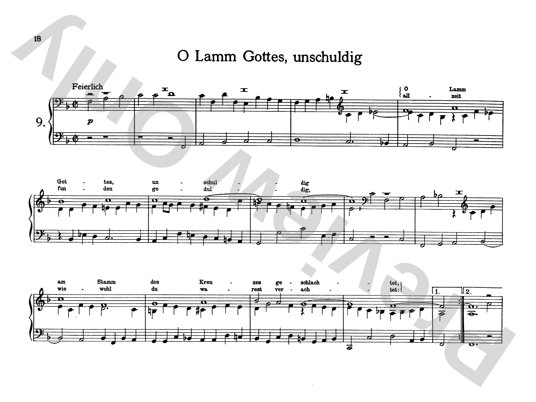 Telemann: Twelve Easy Chorale Preludes