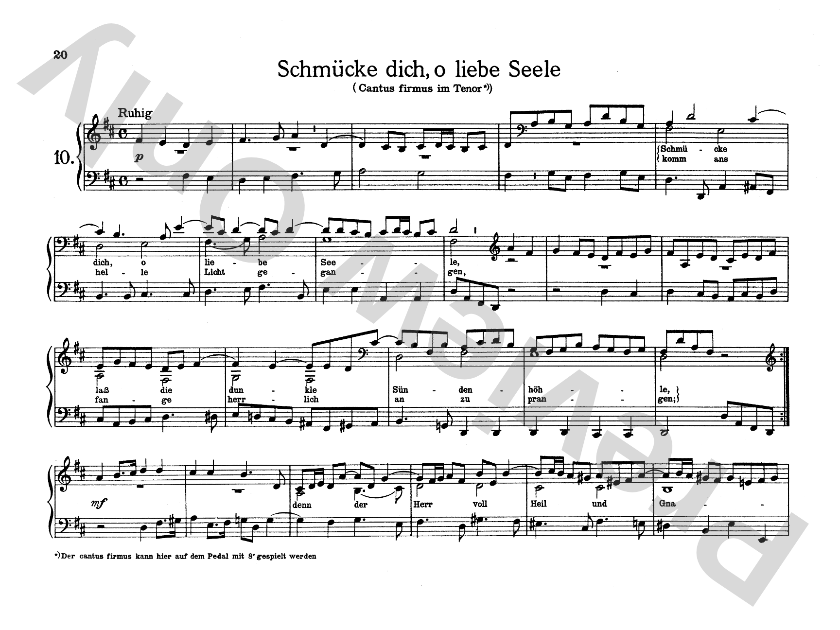 Telemann: Twelve Easy Chorale Preludes