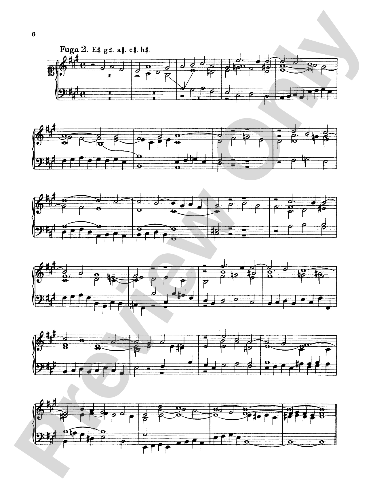 Telemann: Twenty Little Fugues