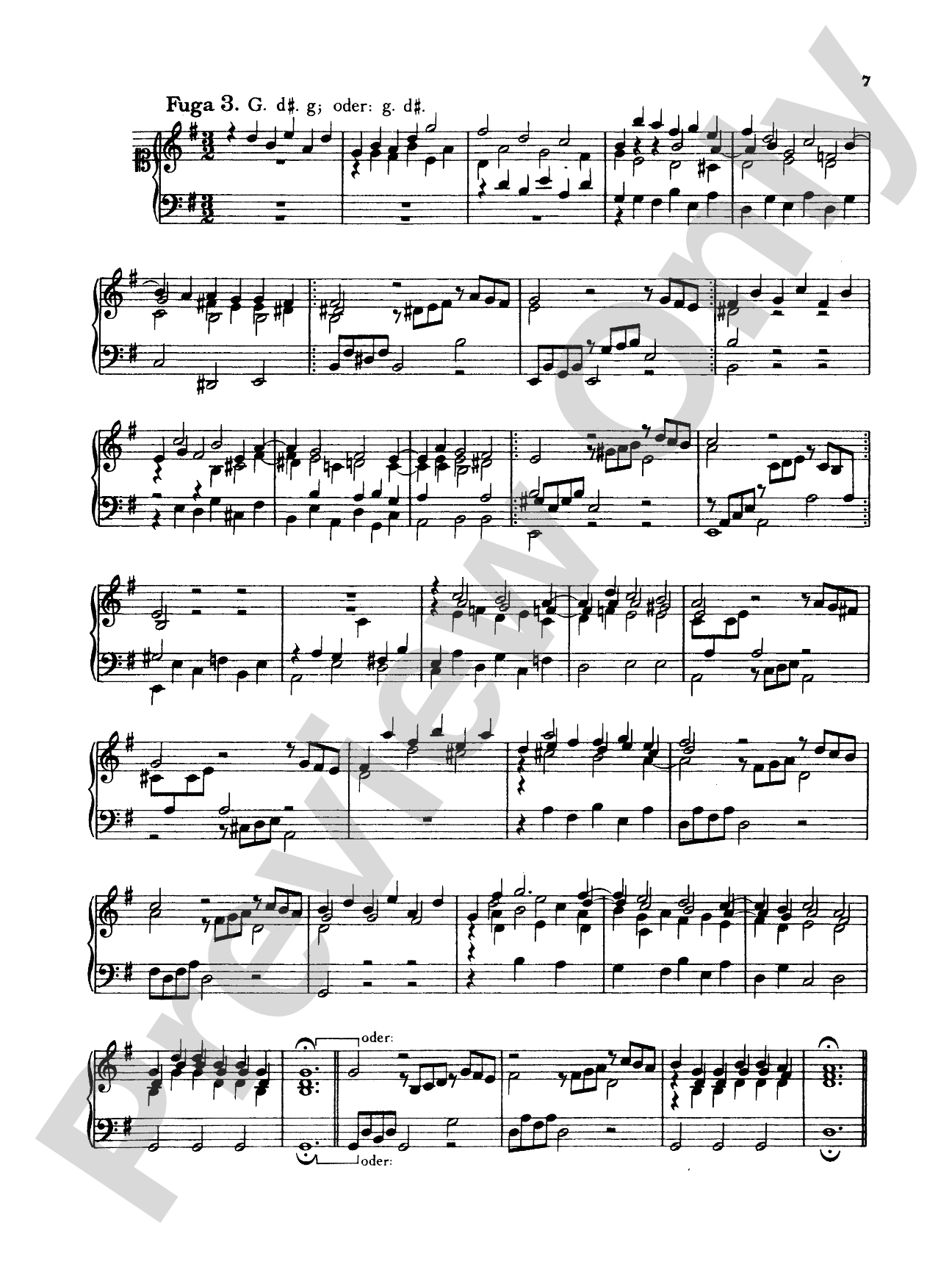 Telemann: Twenty Little Fugues