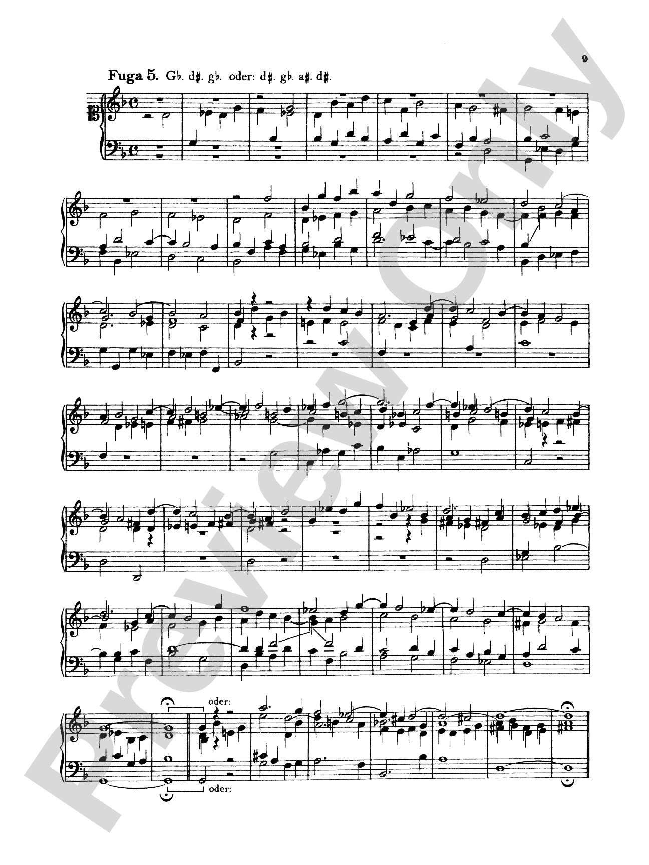 Telemann: Twenty Little Fugues