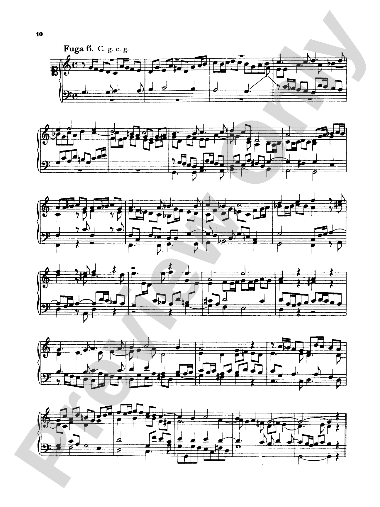 Telemann: Twenty Little Fugues