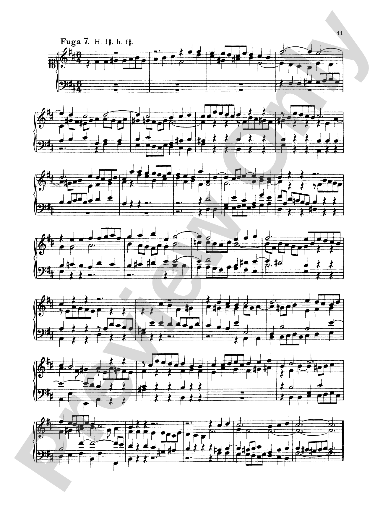 Telemann: Twenty Little Fugues