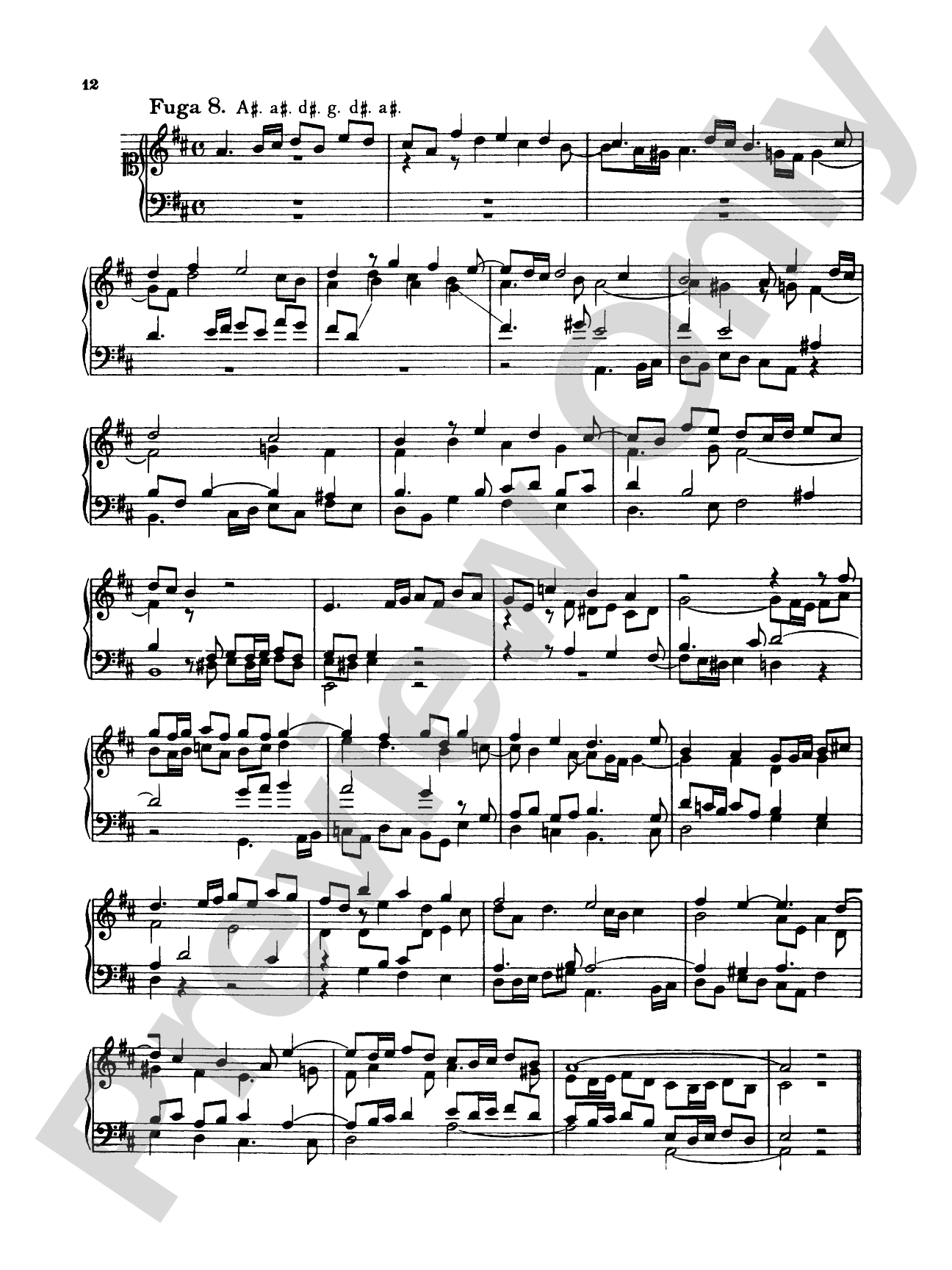 Telemann: Twenty Little Fugues