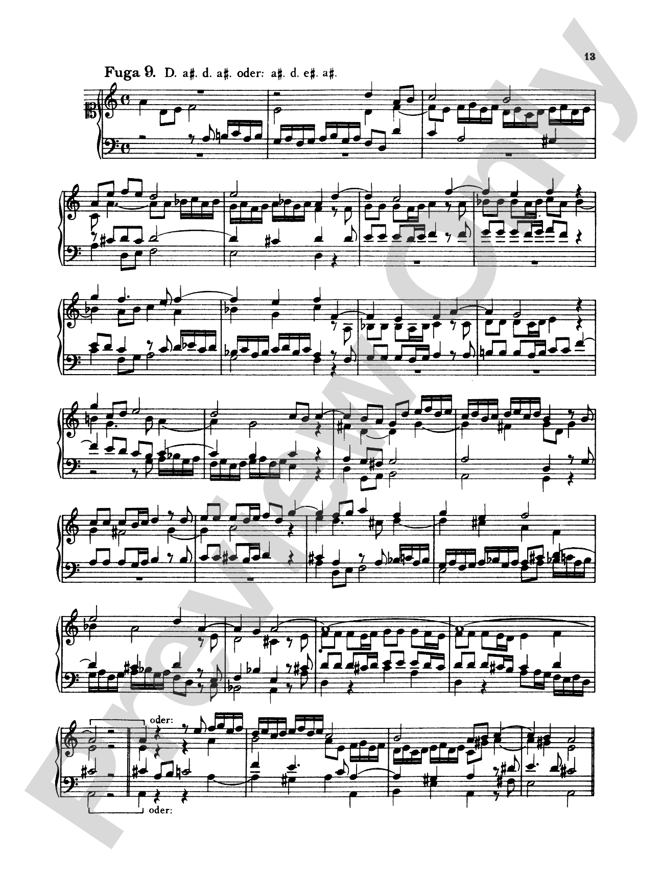 Telemann: Twenty Little Fugues