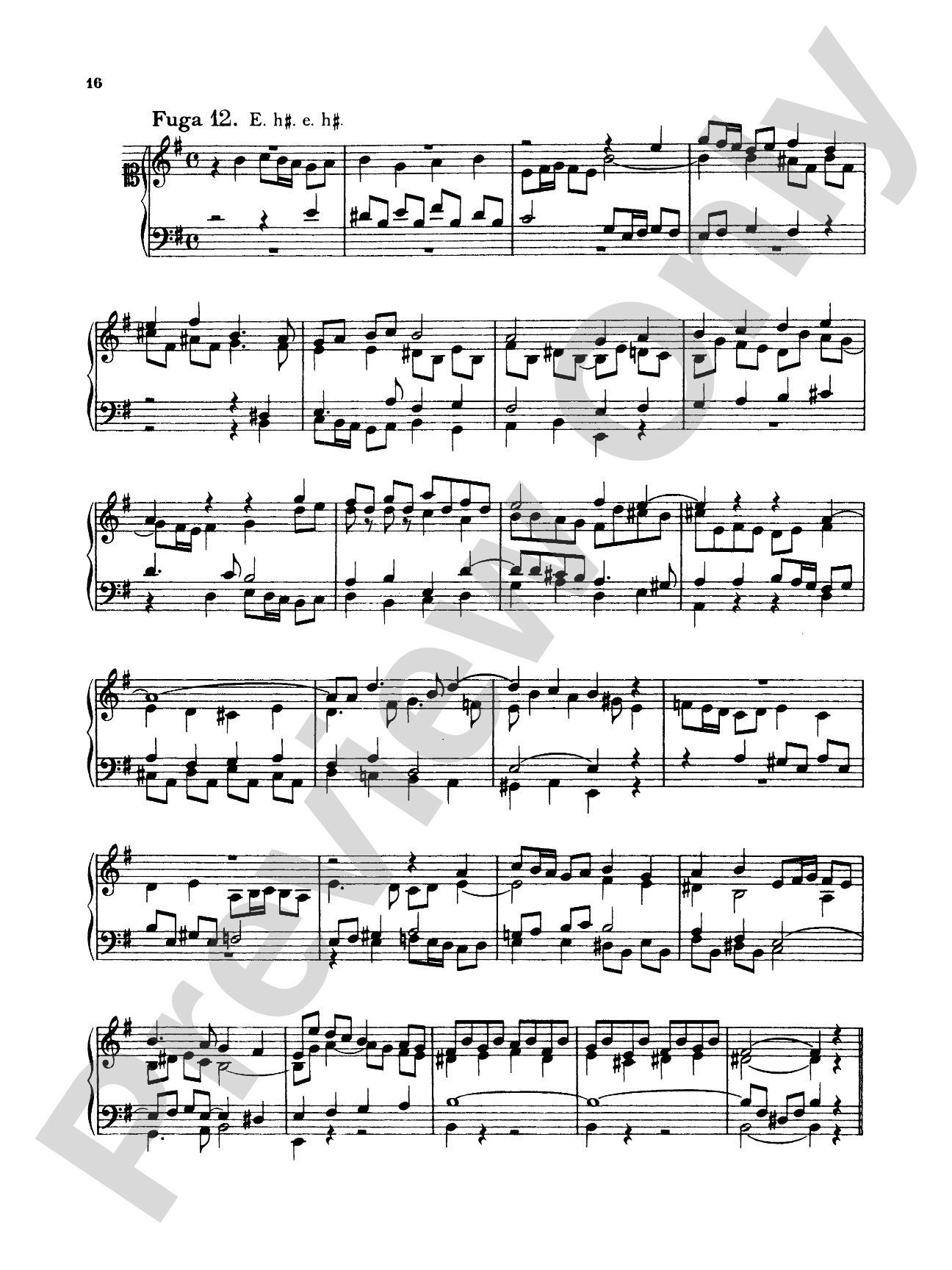 Telemann: Twenty Little Fugues