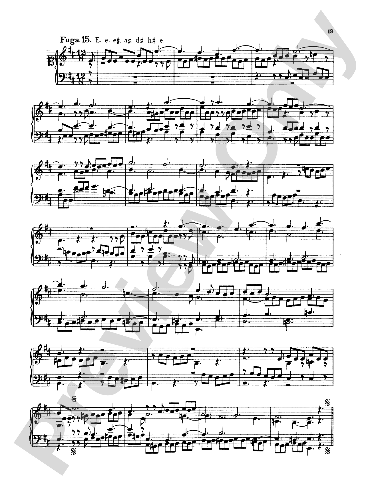 Telemann: Twenty Little Fugues