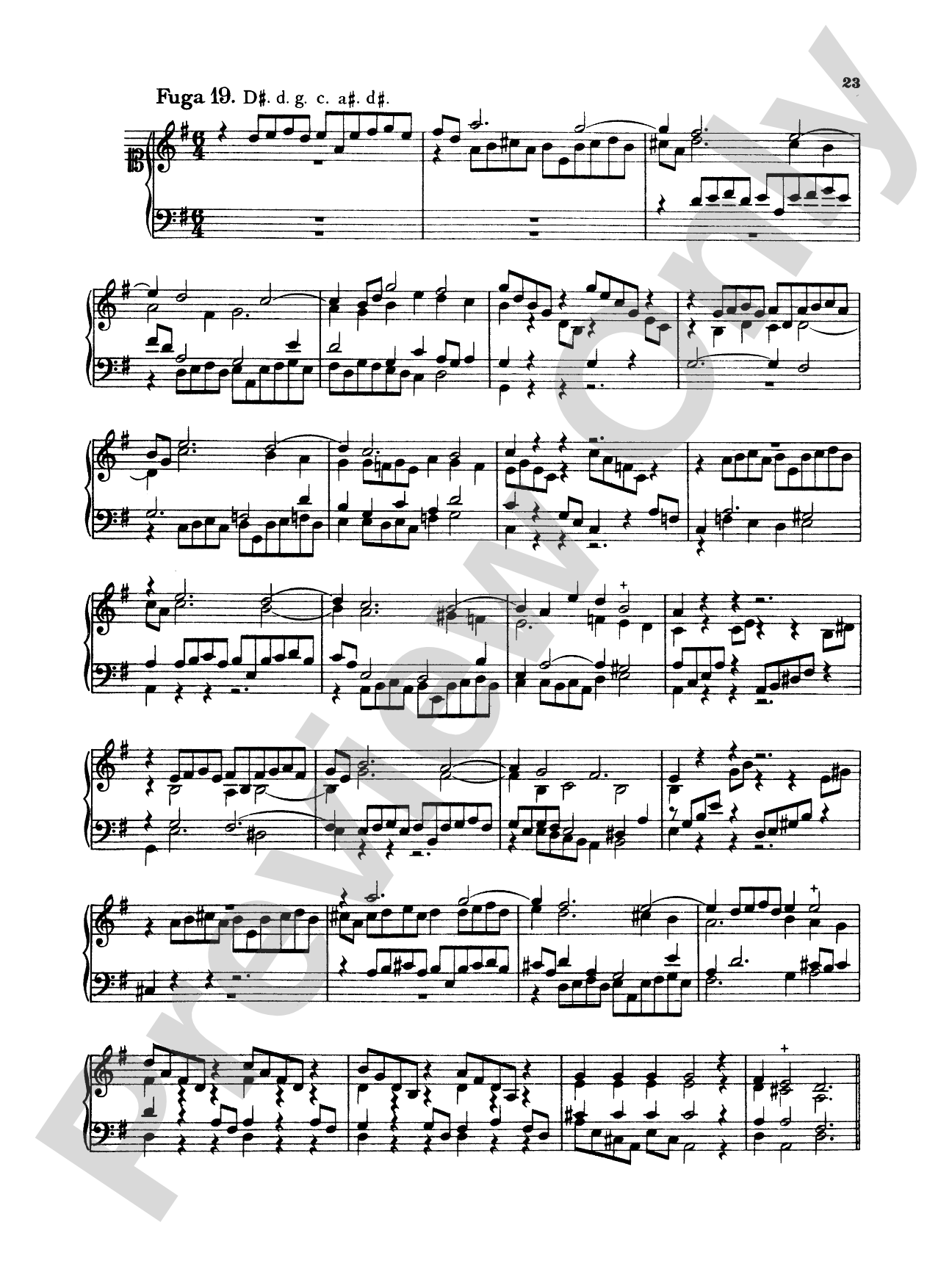 Telemann: Twenty Little Fugues