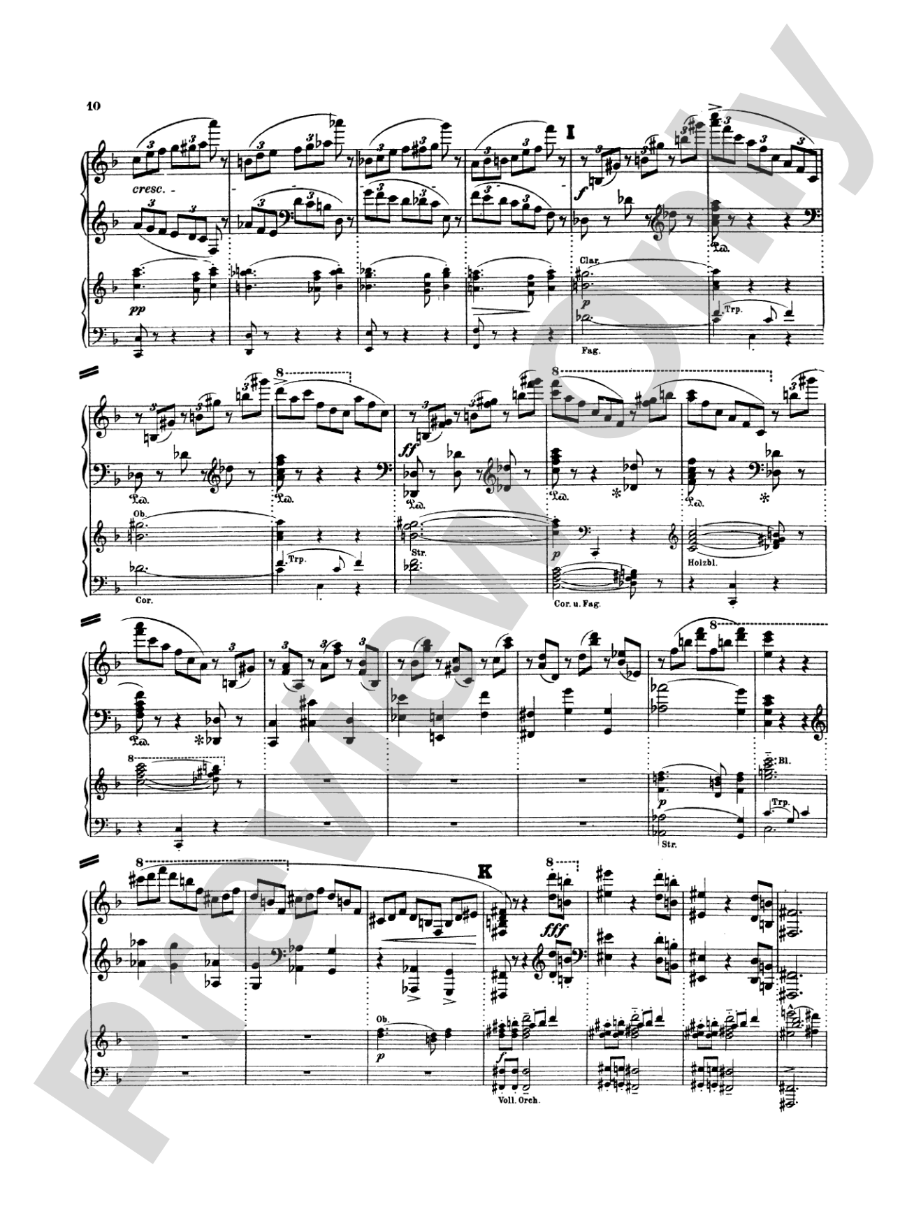 Strauss: Burleske: Piano Duo (2 Pianos, 4 Hands) Book (2 copies required)