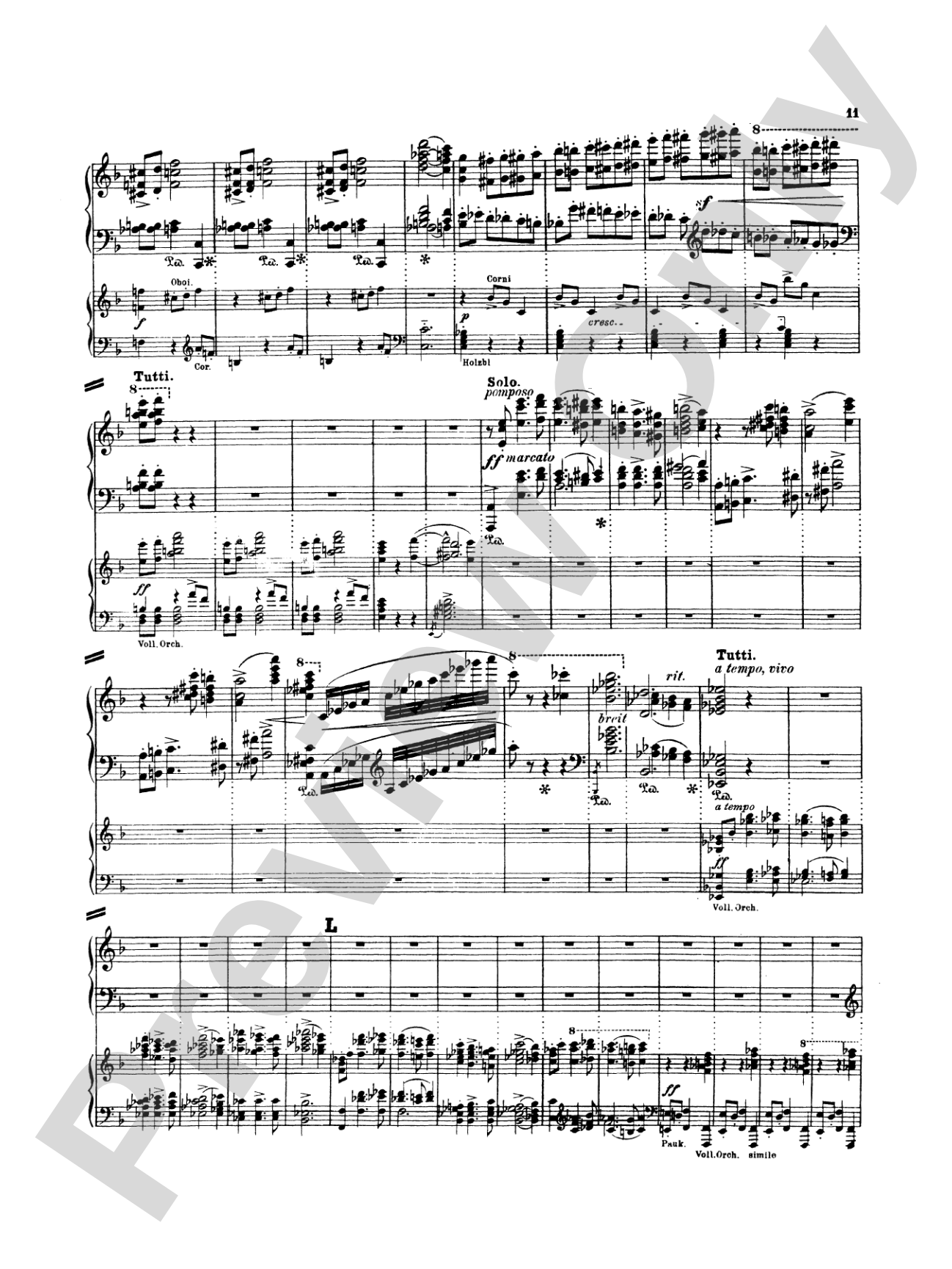 Strauss: Burleske: Piano Duo (2 Pianos, 4 Hands) Book (2 copies required)