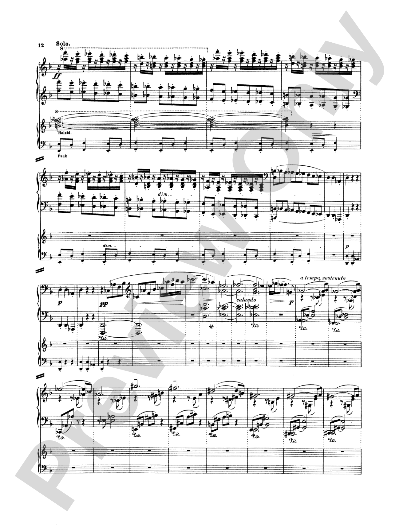 Strauss: Burleske: Piano Duo (2 Pianos, 4 Hands) Book (2 copies required)