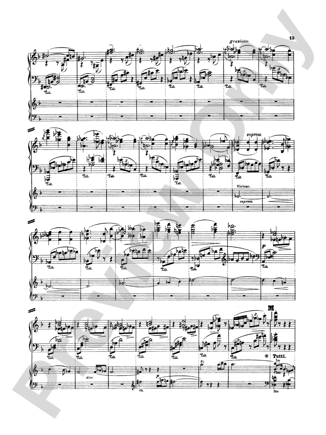 Strauss: Burleske: Piano Duo (2 Pianos, 4 Hands) Book (2 copies required)