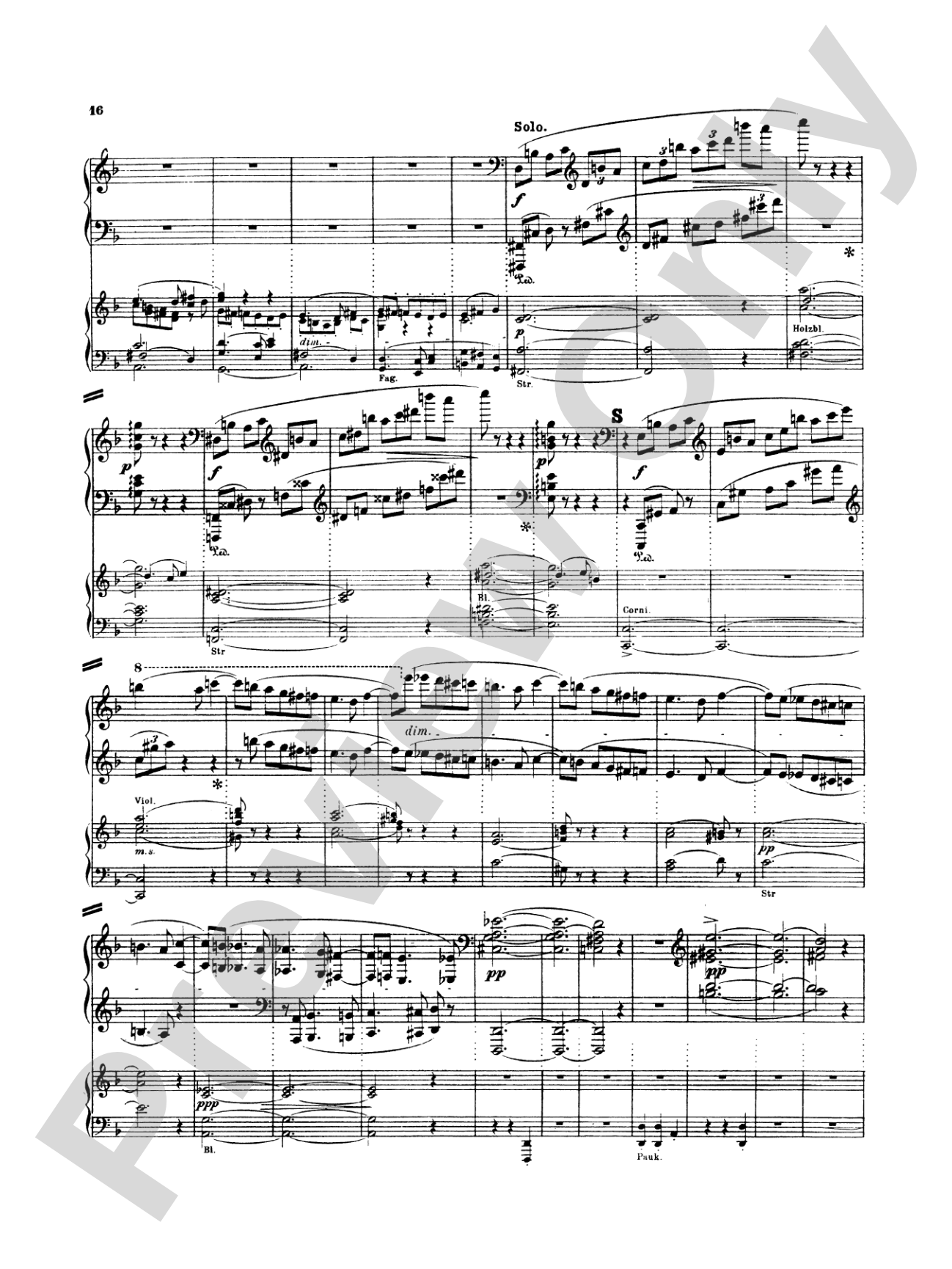 Strauss: Burleske: Piano Duo (2 Pianos, 4 Hands) Book (2 copies required)