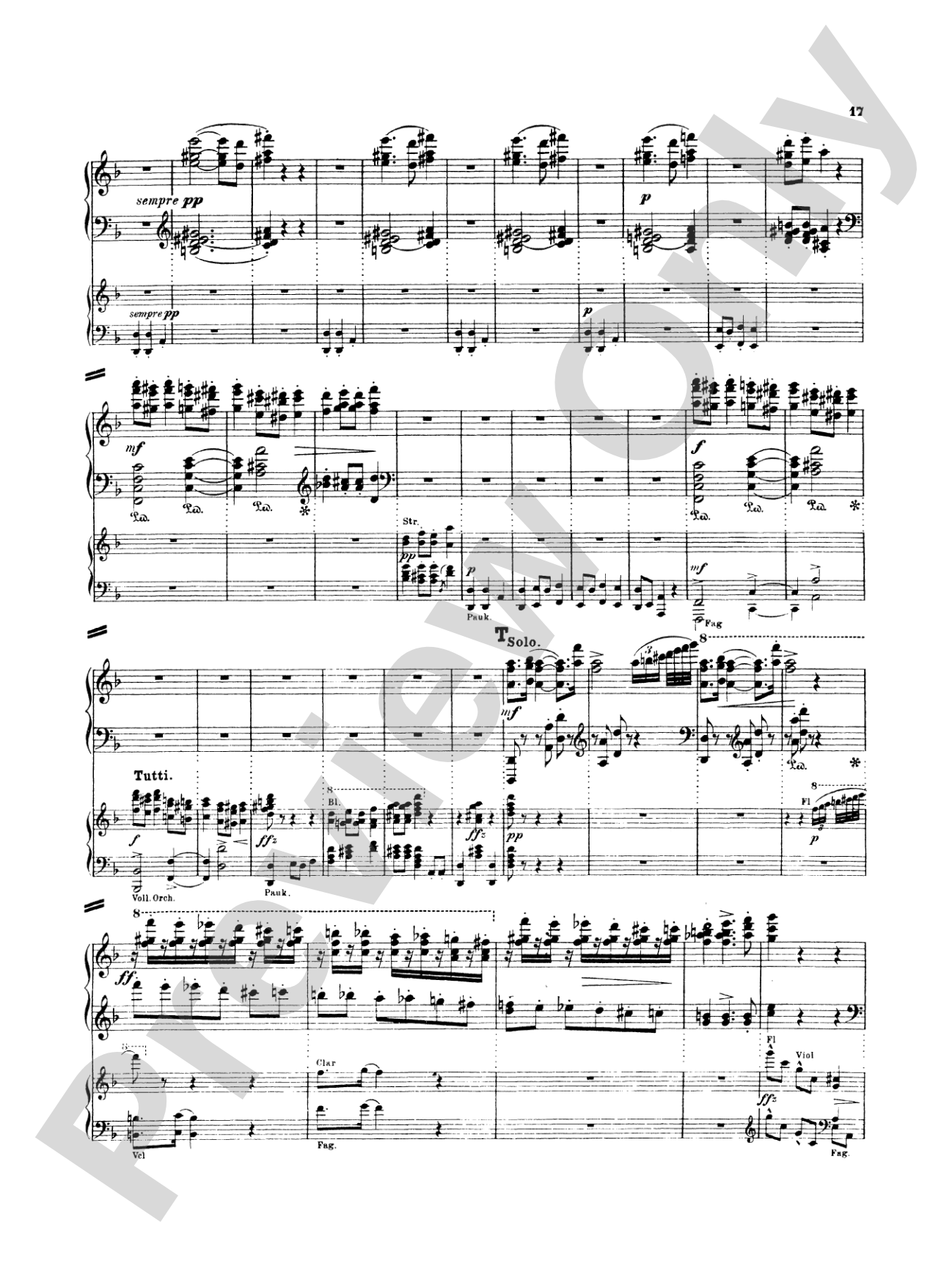 Strauss: Burleske: Piano Duo (2 Pianos, 4 Hands) Book (2 copies required)