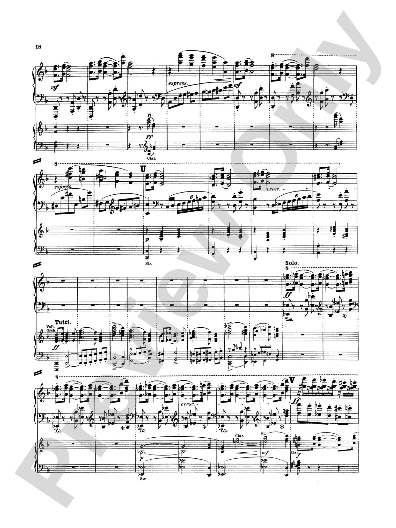 Strauss: Burleske: Piano Duo (2 Pianos, 4 Hands) Book (2 copies required)