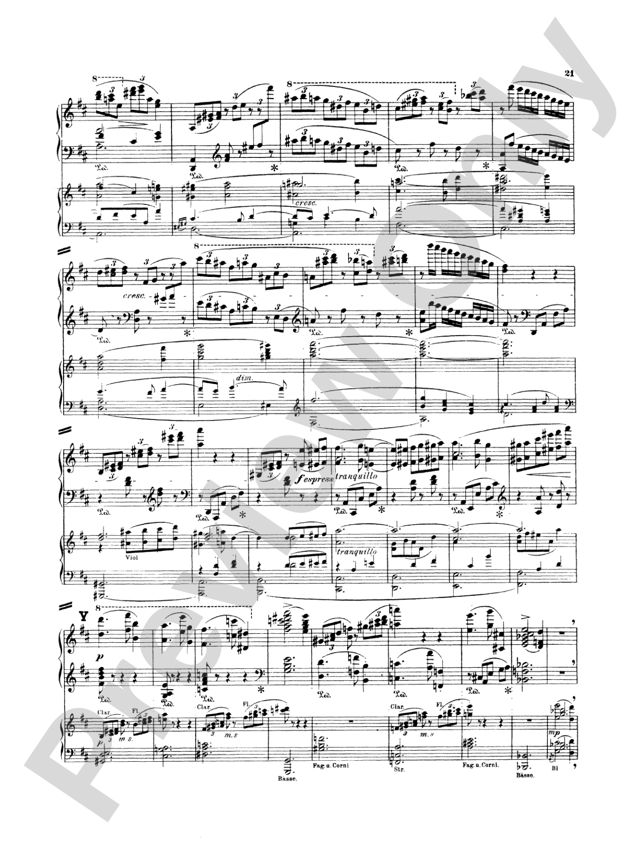 Strauss: Burleske: Piano Duo (2 Pianos, 4 Hands) Book (2 copies required)