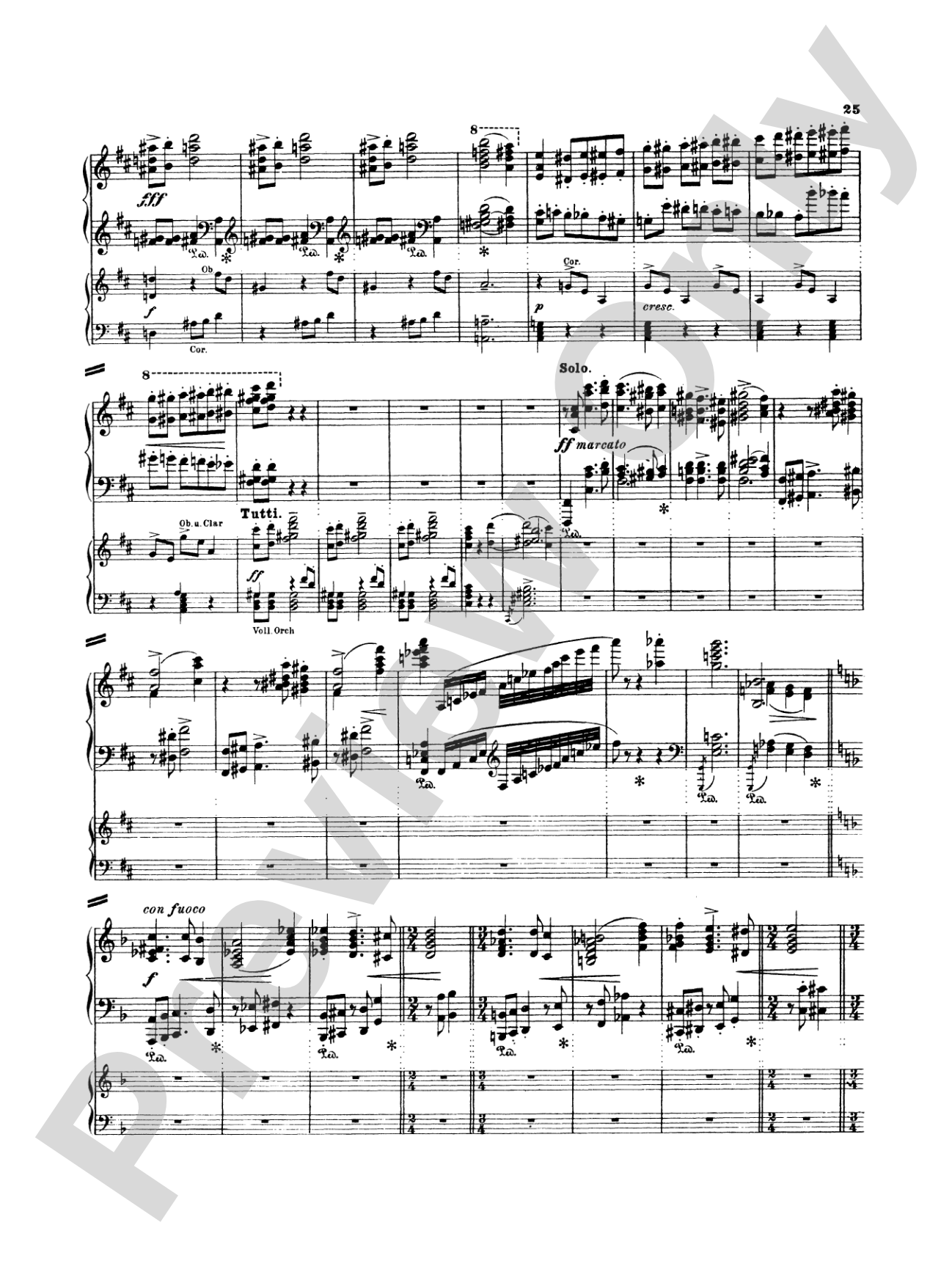 Strauss: Burleske: Piano Duo (2 Pianos, 4 Hands) Book (2 copies required)