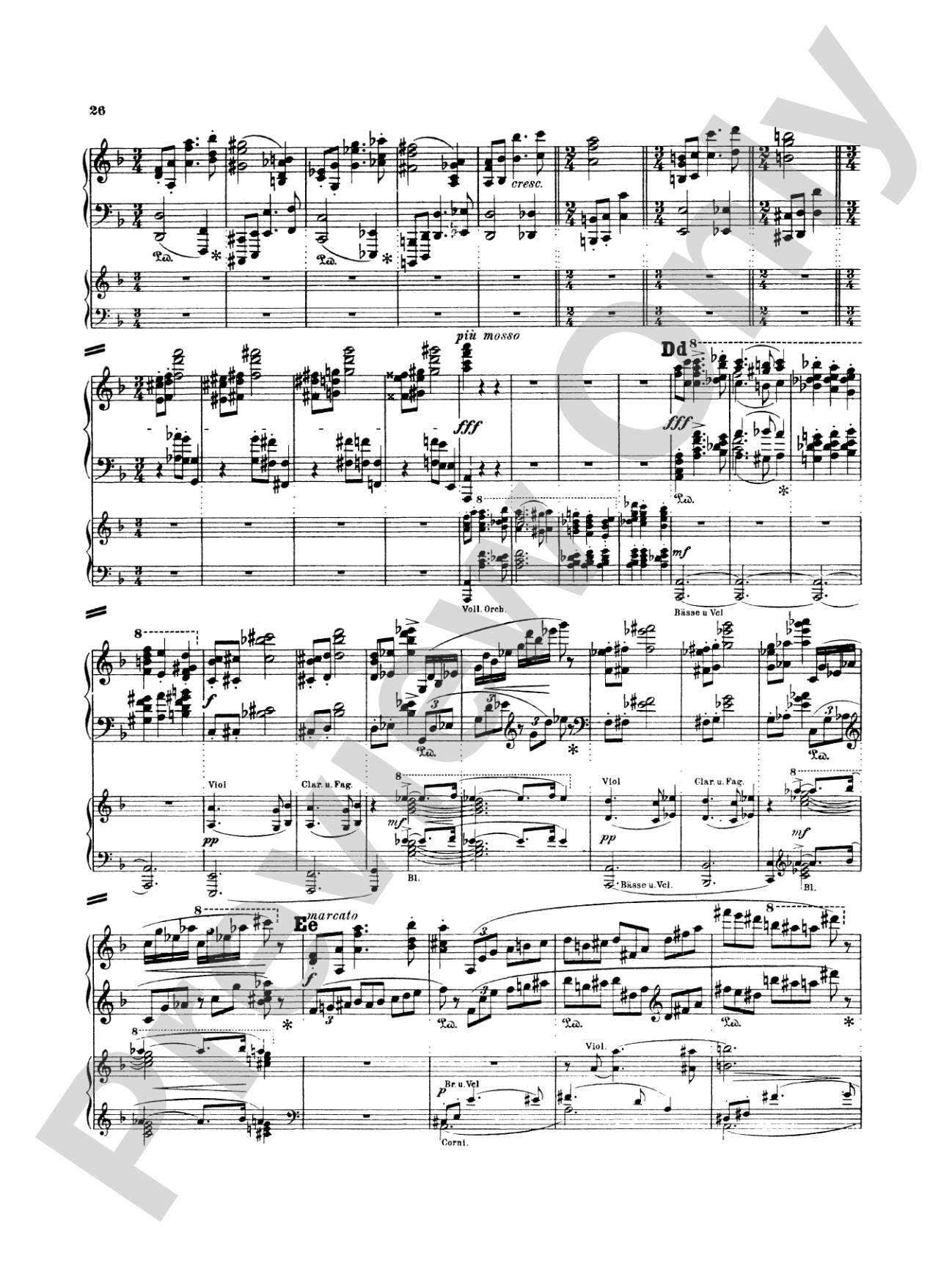 Strauss: Burleske: Piano Duo (2 Pianos, 4 Hands) Book (2 copies required)