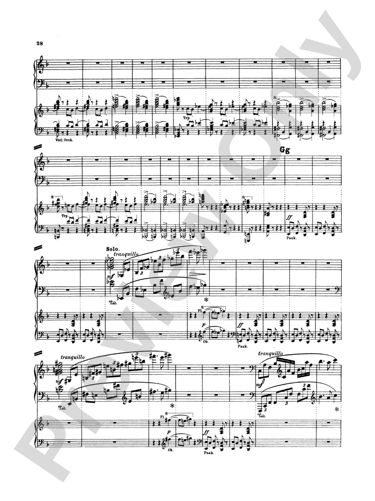 Strauss: Burleske: Piano Duo (2 Pianos, 4 Hands) Book (2 copies required)