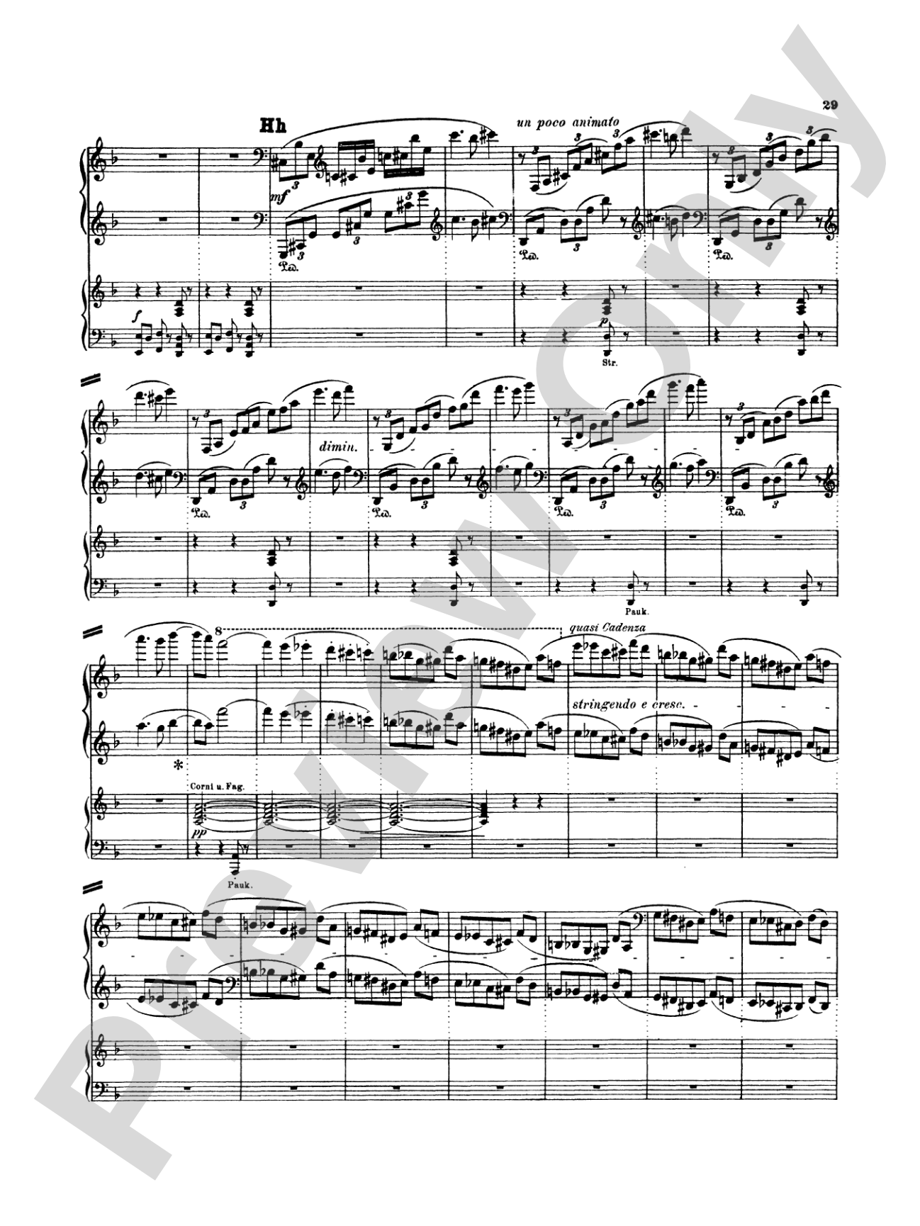 Strauss: Burleske: Piano Duo (2 Pianos, 4 Hands) Book (2 copies required)