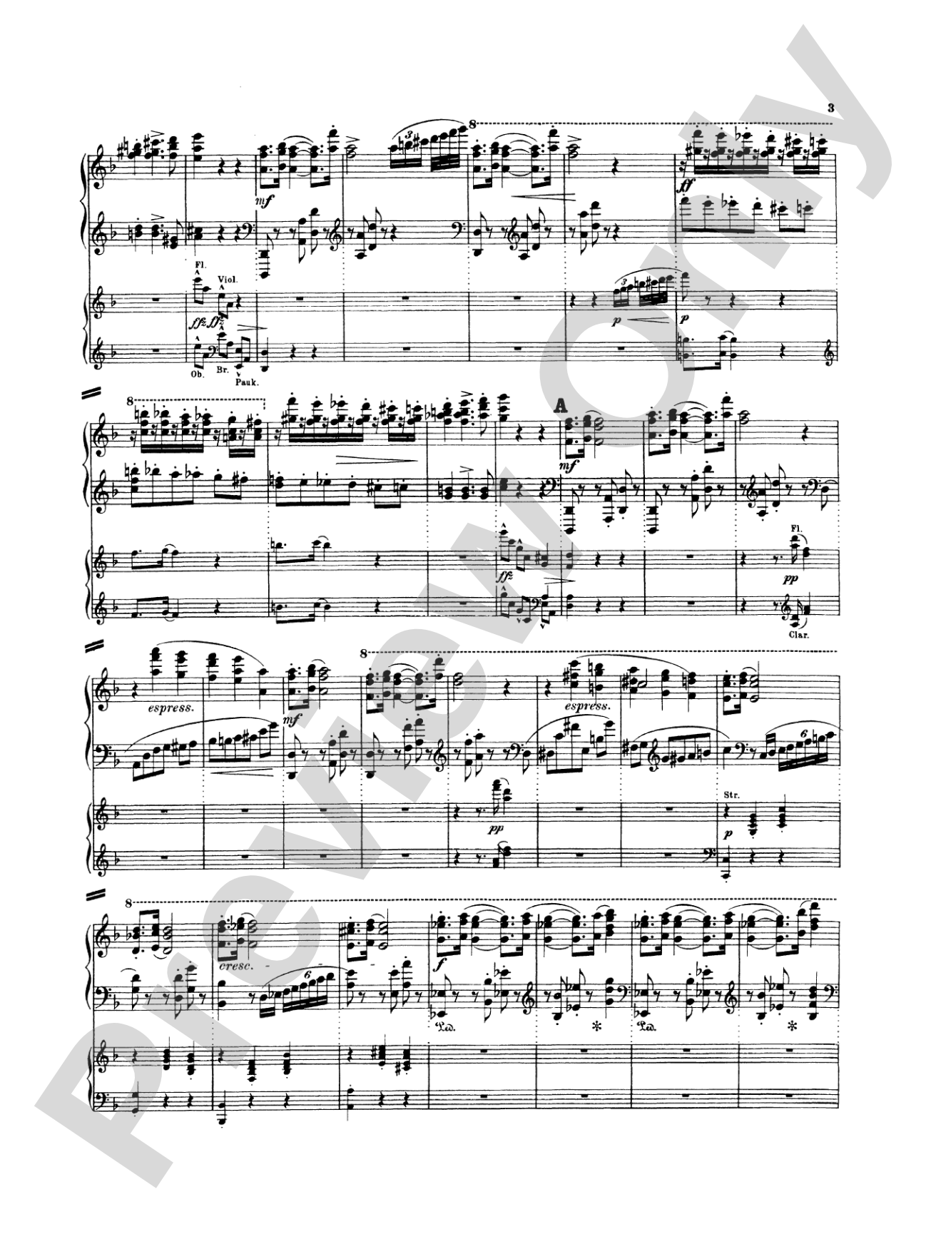 Strauss: Burleske: Piano Duo (2 Pianos, 4 Hands) Book (2 copies required)