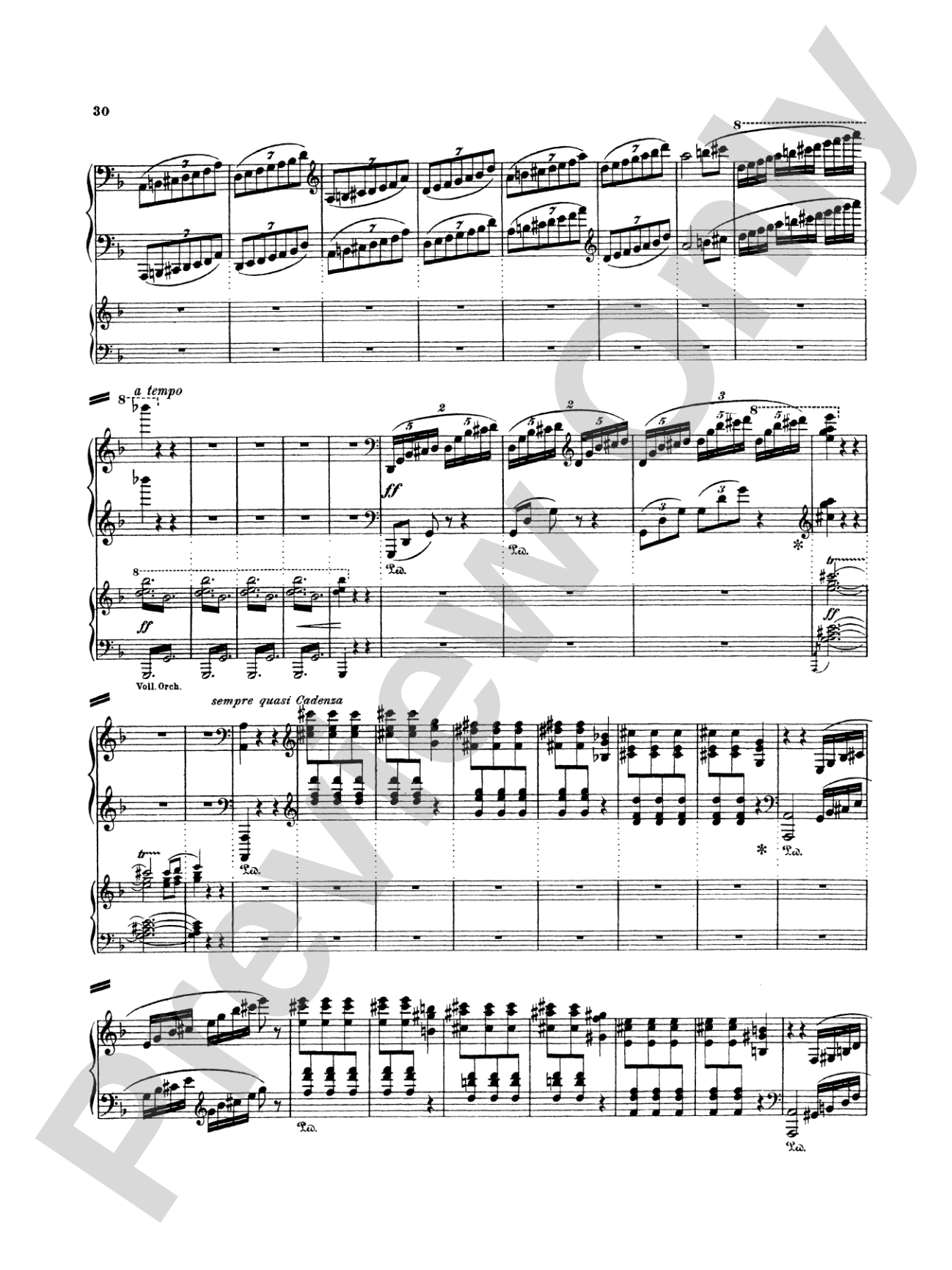 Strauss: Burleske: Piano Duo (2 Pianos, 4 Hands) Book (2 copies required)