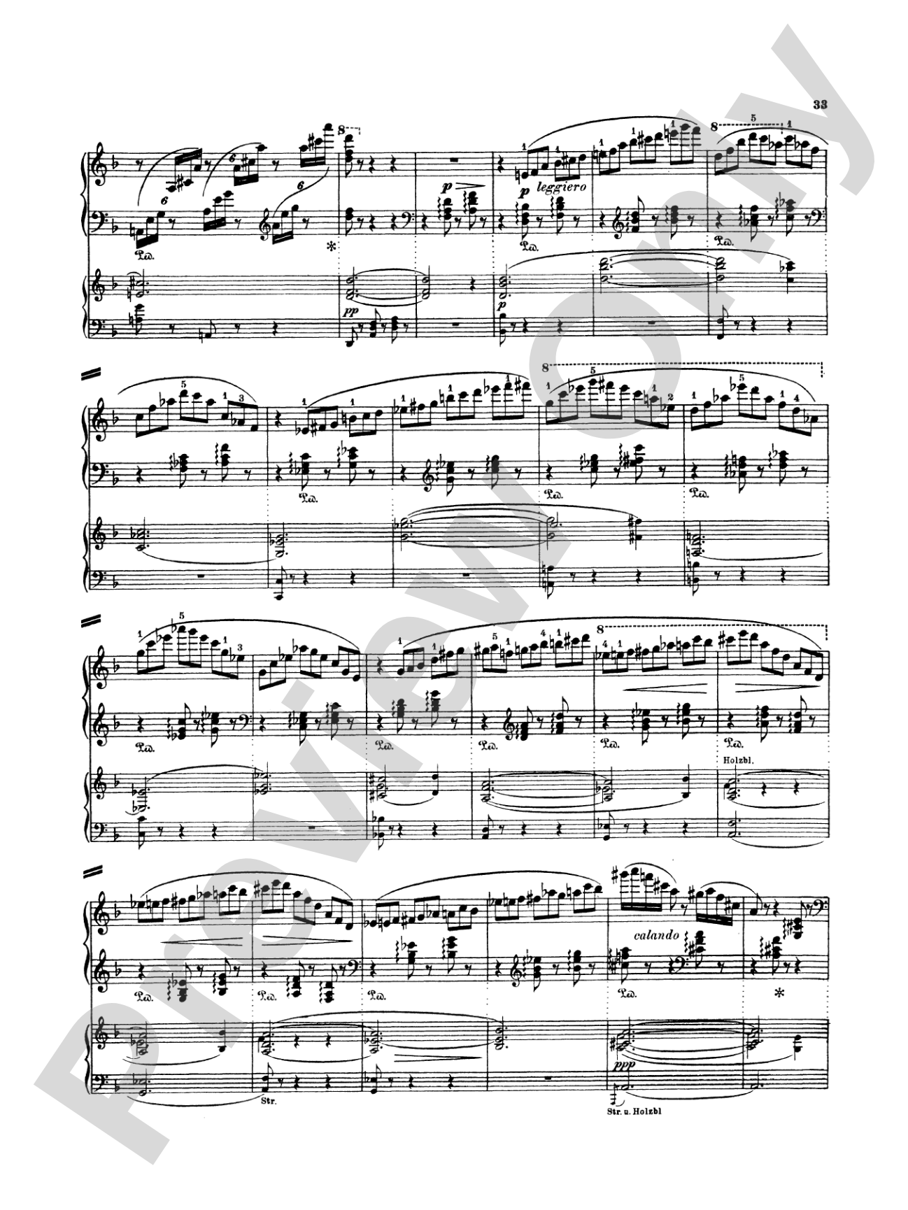 Strauss: Burleske: Piano Duo (2 Pianos, 4 Hands) Book (2 copies required)