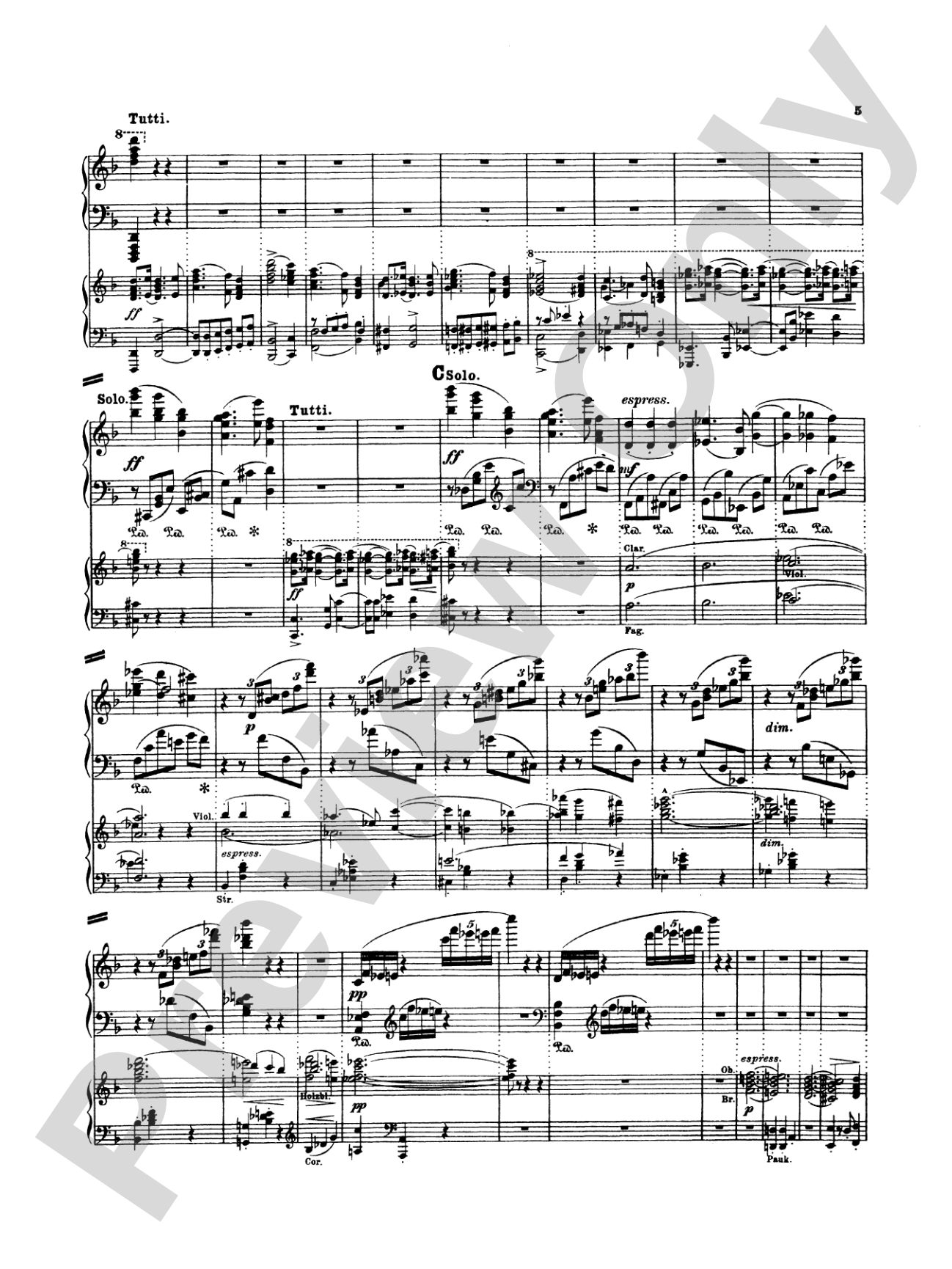 Strauss: Burleske: Piano Duo (2 Pianos, 4 Hands) Book (2 copies required)