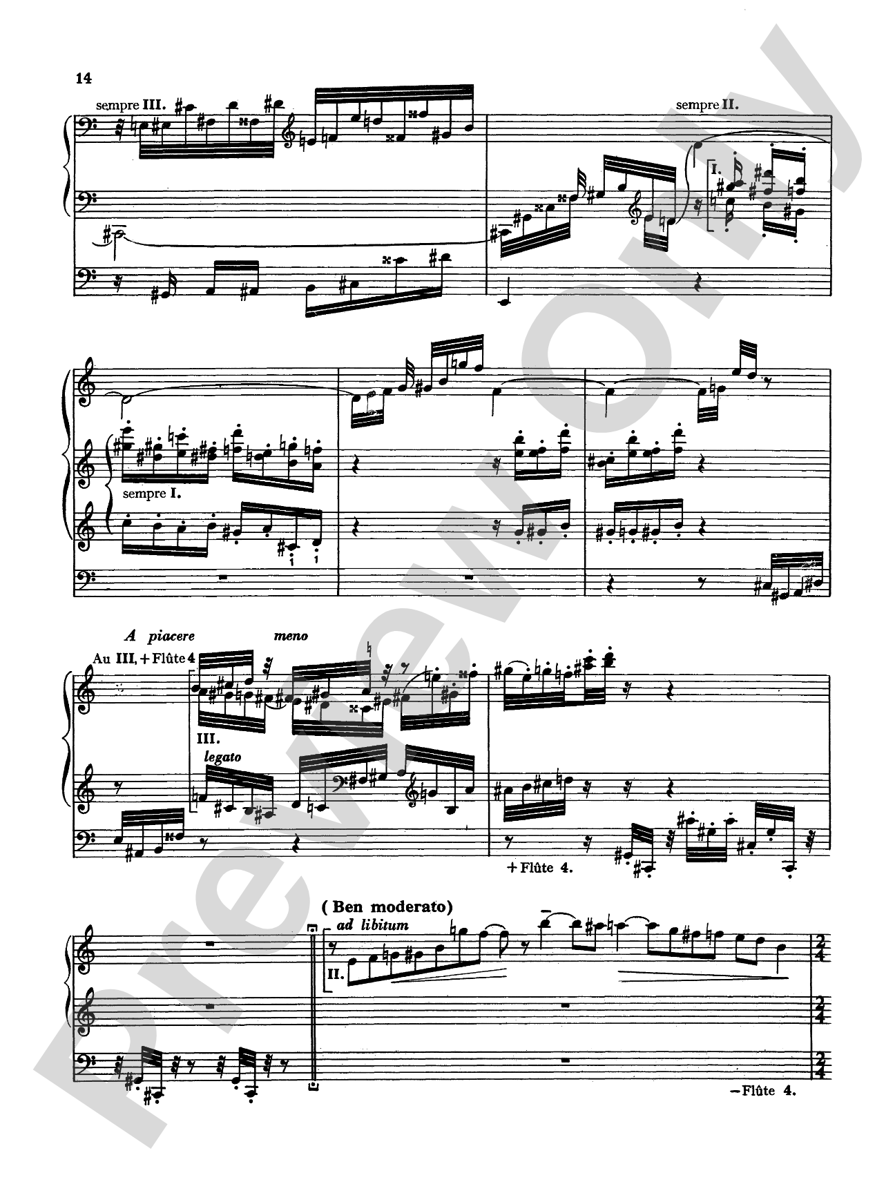 Tournemire: Sacred Symphony: Organ Sheet