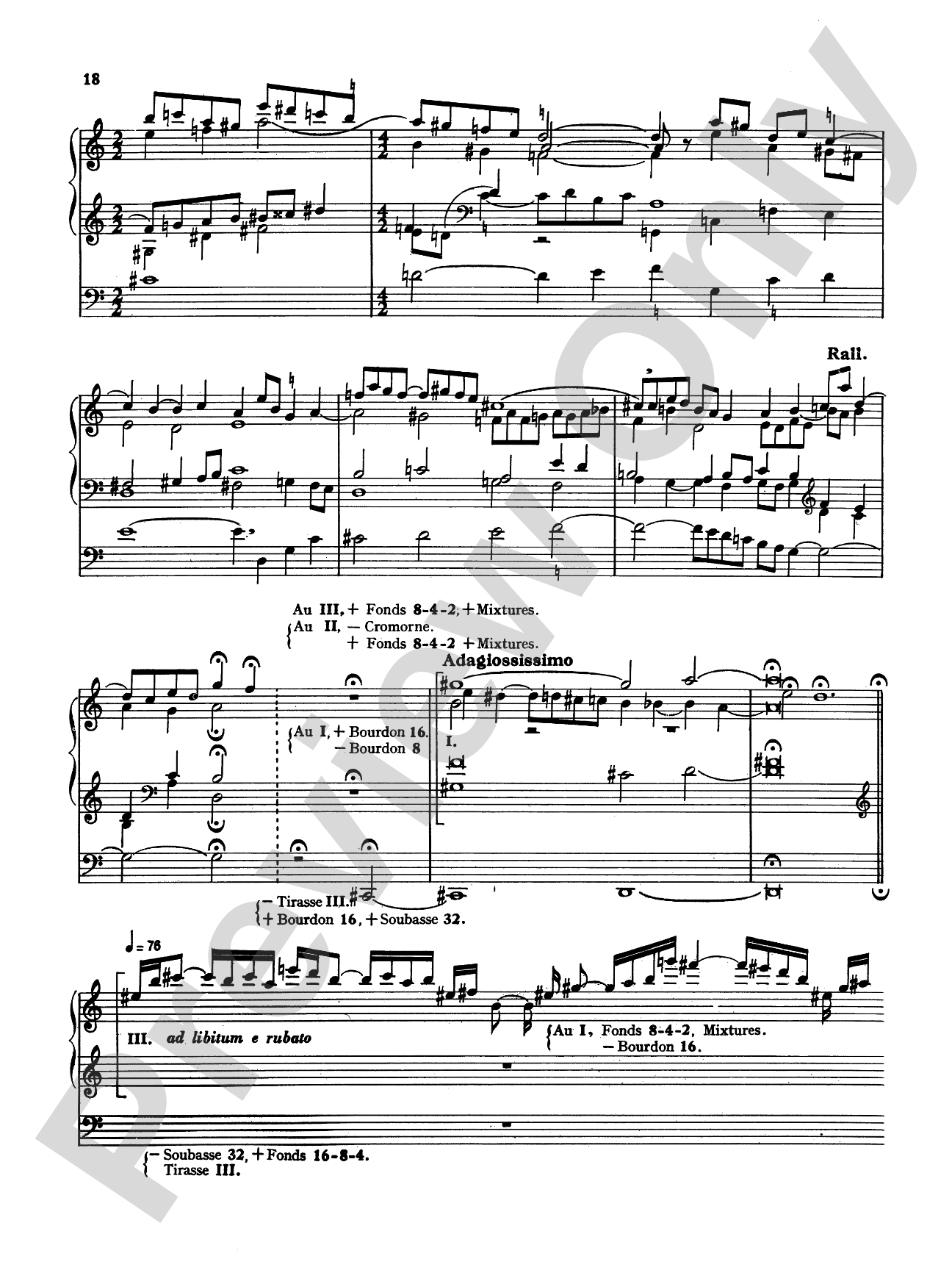 Tournemire: Sacred Symphony: Organ Sheet