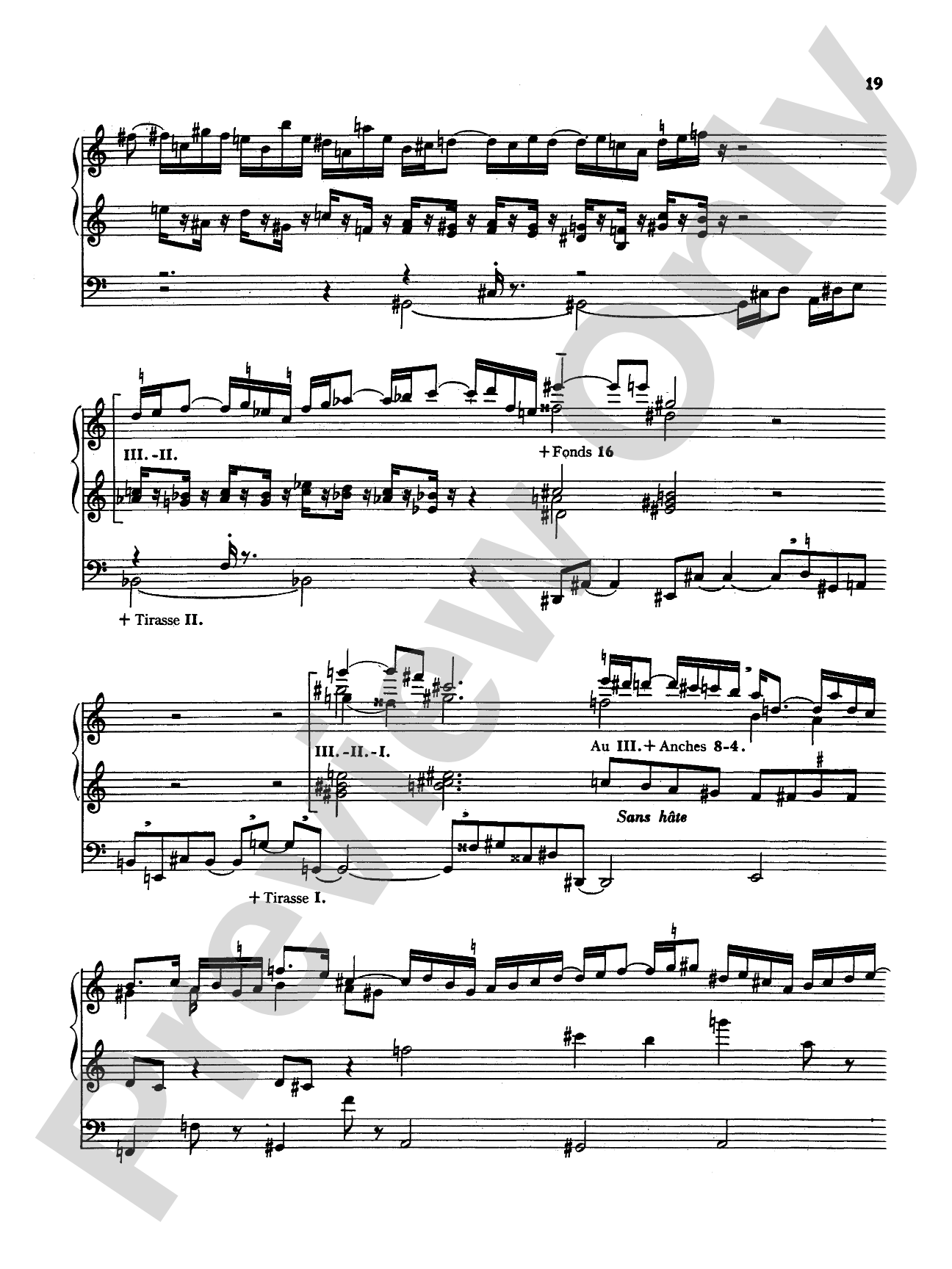 Tournemire: Sacred Symphony: Organ Sheet