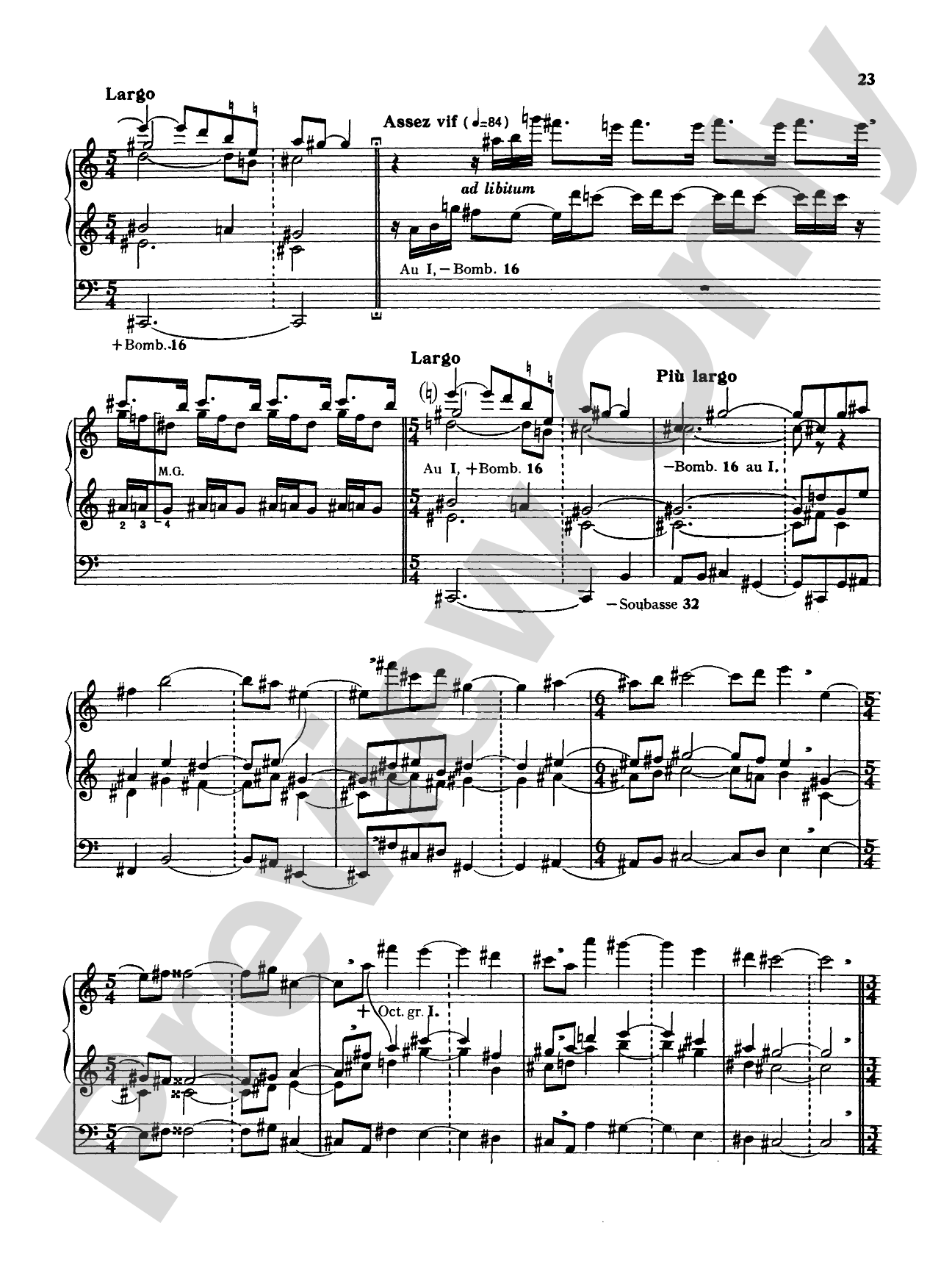 Tournemire: Sacred Symphony: Organ Sheet