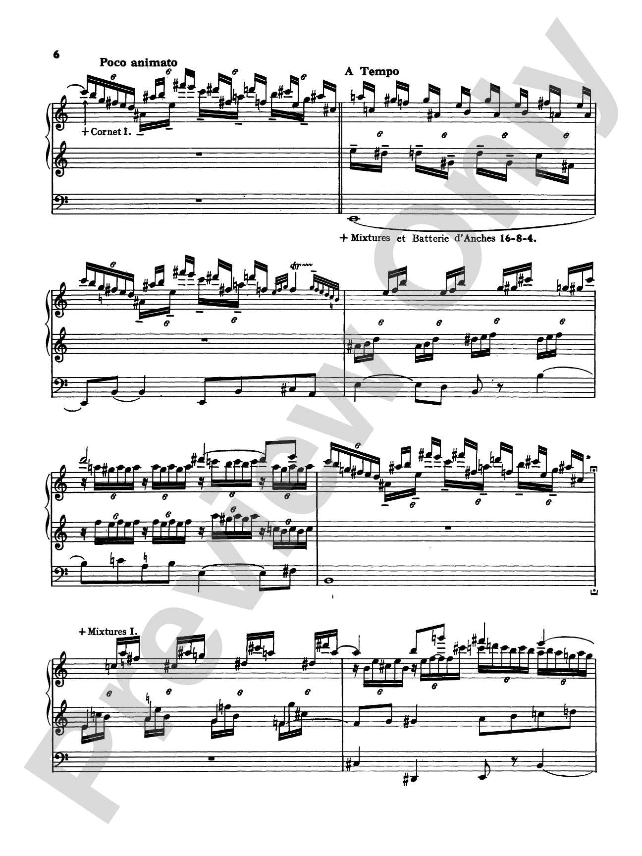 Tournemire: Sacred Symphony: Organ Sheet