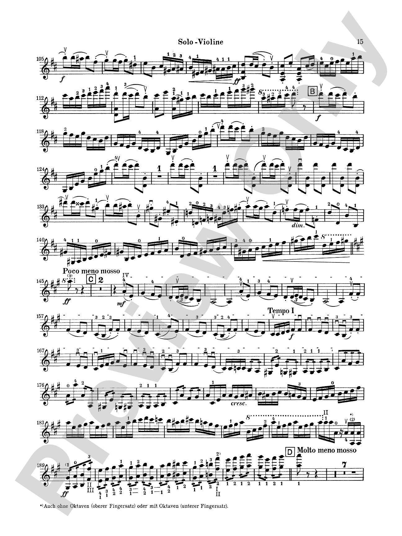 Tchaikovsky: Violin Concerto in D Major, Op. 35: Violin Book
