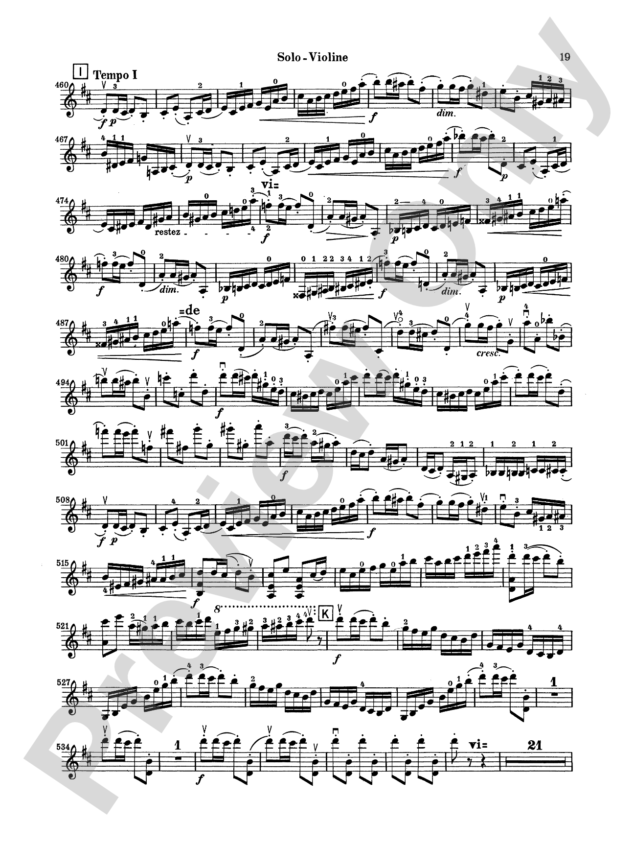Tchaikovsky: Violin Concerto in D Major, Op. 35: Violin Book