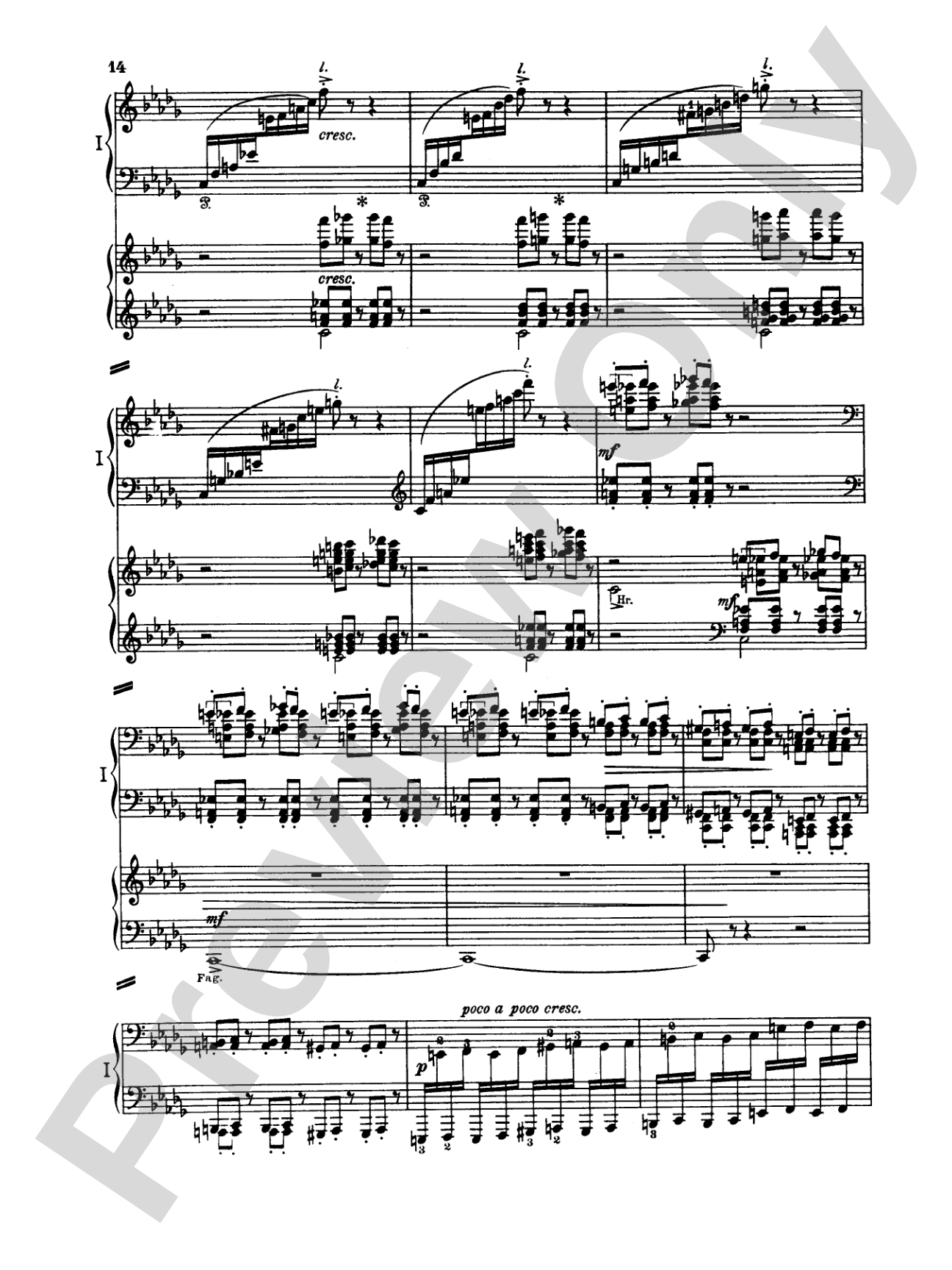 Tchaikovsky: Piano Concerto No. 1 in B flat Minor, Op. 23: Piano Duo (2 Pianos, 4 Hands) Book (2 copies required)