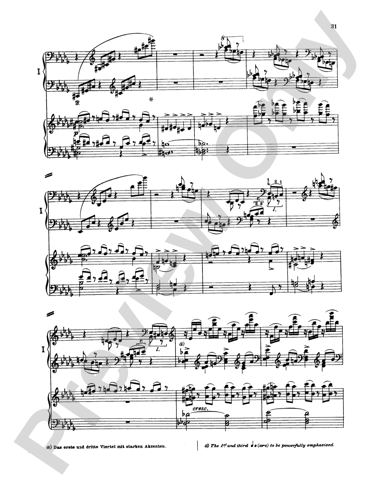 Tchaikovsky: Piano Concerto No. 1 in B flat Minor, Op. 23: Piano Duo (2 Pianos, 4 Hands) Book (2 copies required)