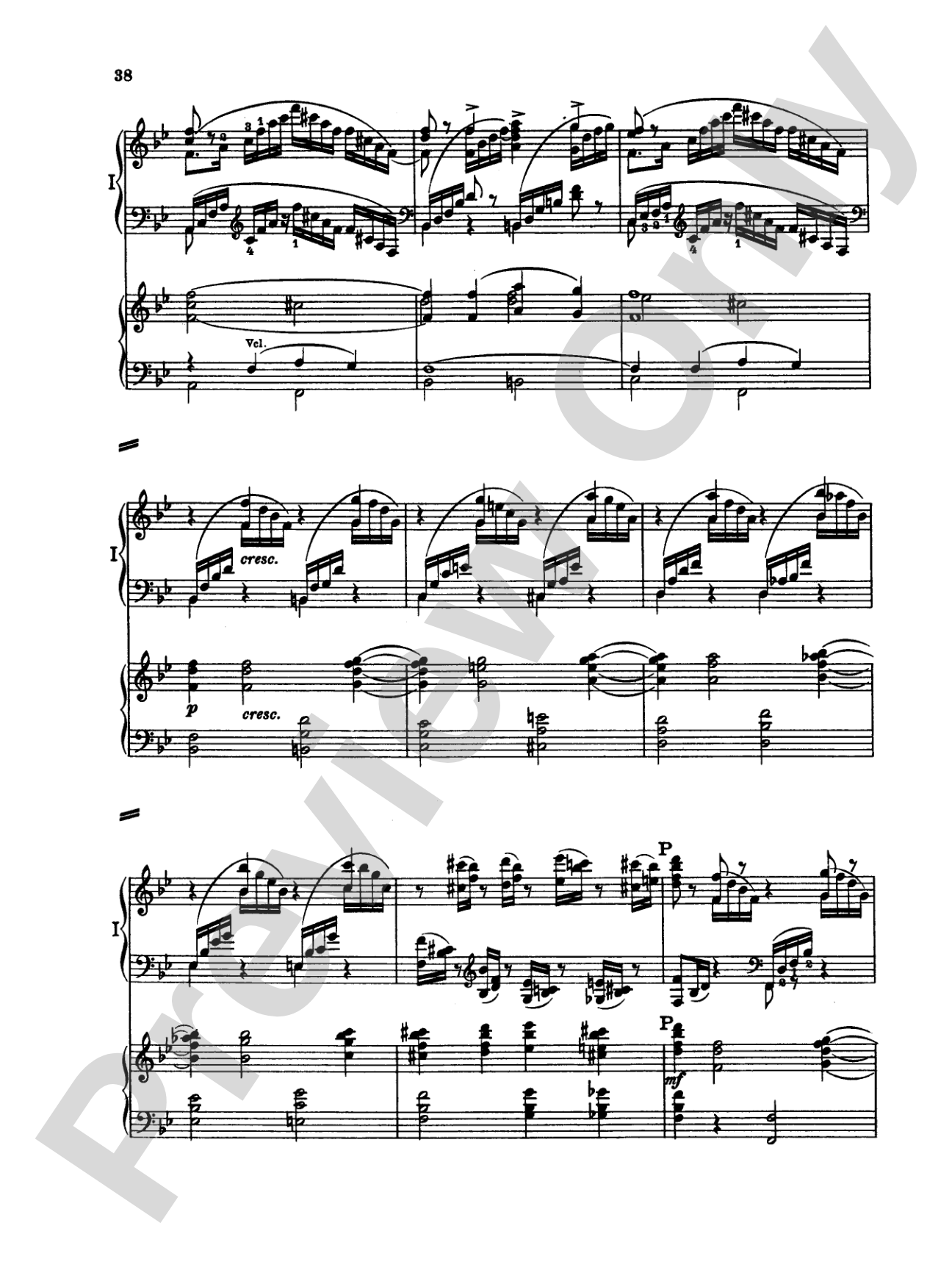 Tchaikovsky: Piano Concerto No. 1 in B flat Minor, Op. 23: Piano Duo (2 Pianos, 4 Hands) Book (2 copies required)