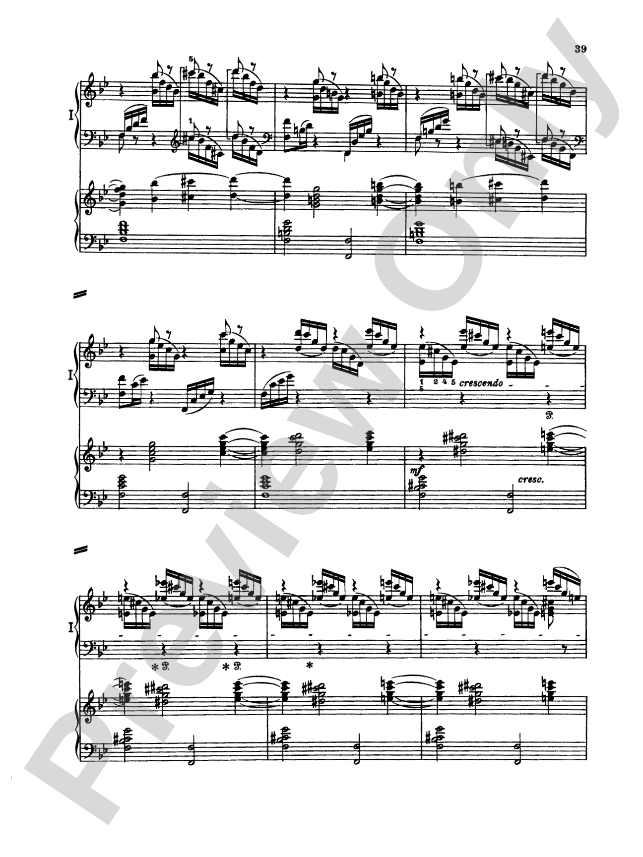 Tchaikovsky: Piano Concerto No. 1 in B flat Minor, Op. 23: Piano Duo (2 Pianos, 4 Hands) Book (2 copies required)