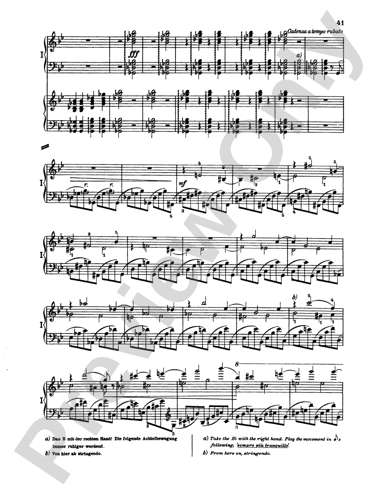Tchaikovsky: Piano Concerto No. 1 in B flat Minor, Op. 23: Piano Duo (2 Pianos, 4 Hands) Book (2 copies required)