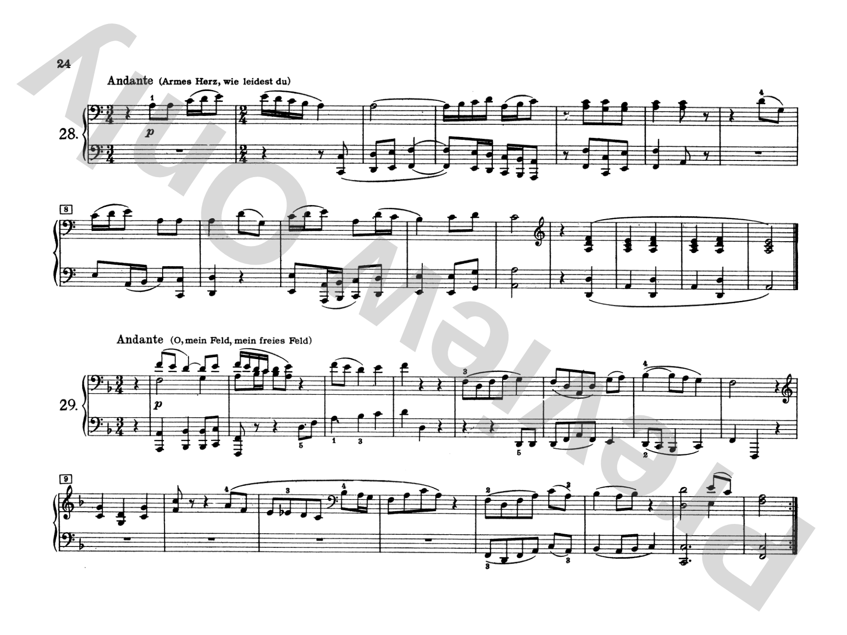 Tchaikovsky: Russian Folksongs: Piano Duet (1 Piano, 4 Hands) Comb Bound Book
