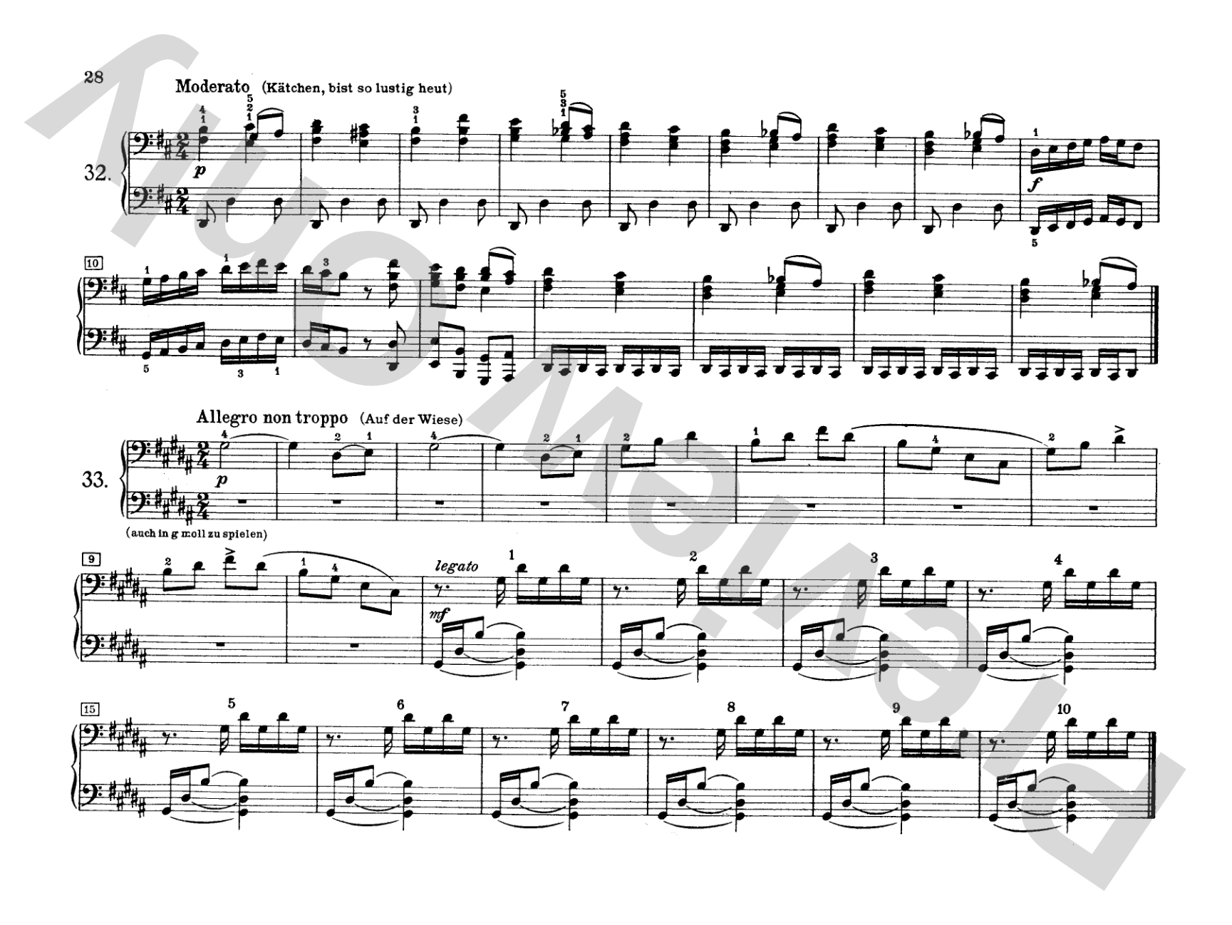 Tchaikovsky: Russian Folksongs: Piano Duet (1 Piano, 4 Hands) Comb Bound Book