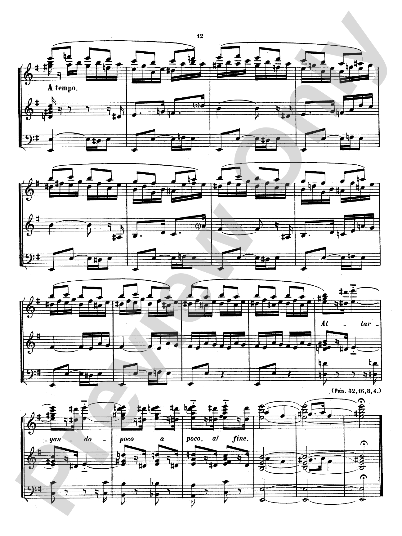 Vierne: Symphony No. 2, Op. 20: Organ Sheet