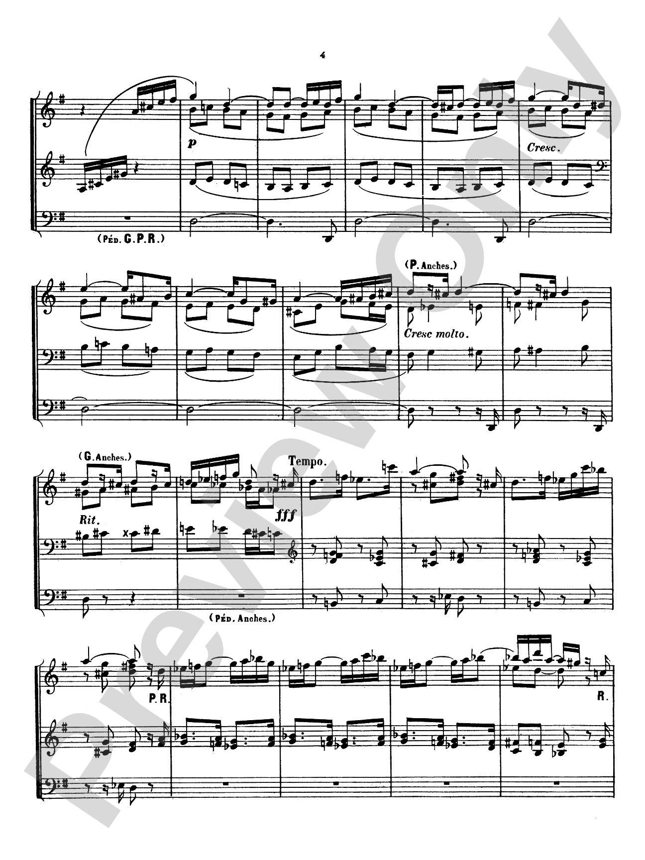 Vierne: Symphony No. 2, Op. 20: Organ Sheet