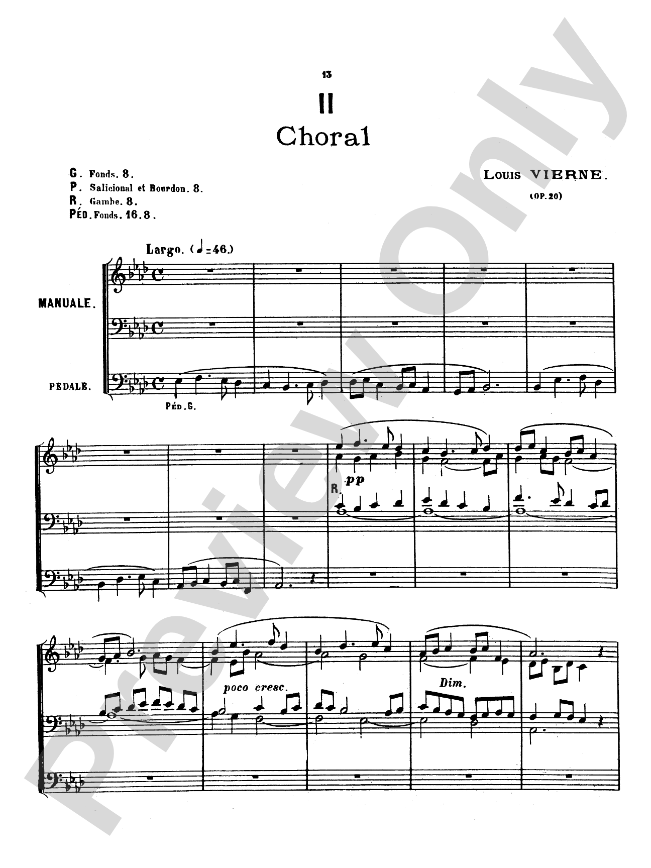 Vierne: Symphony No. 2, Op. 20