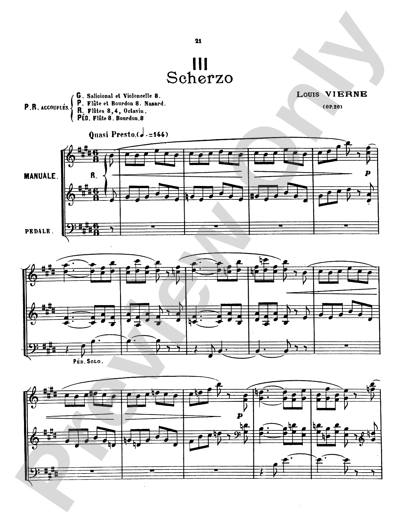 Vierne: Symphony No. 2, Op. 20