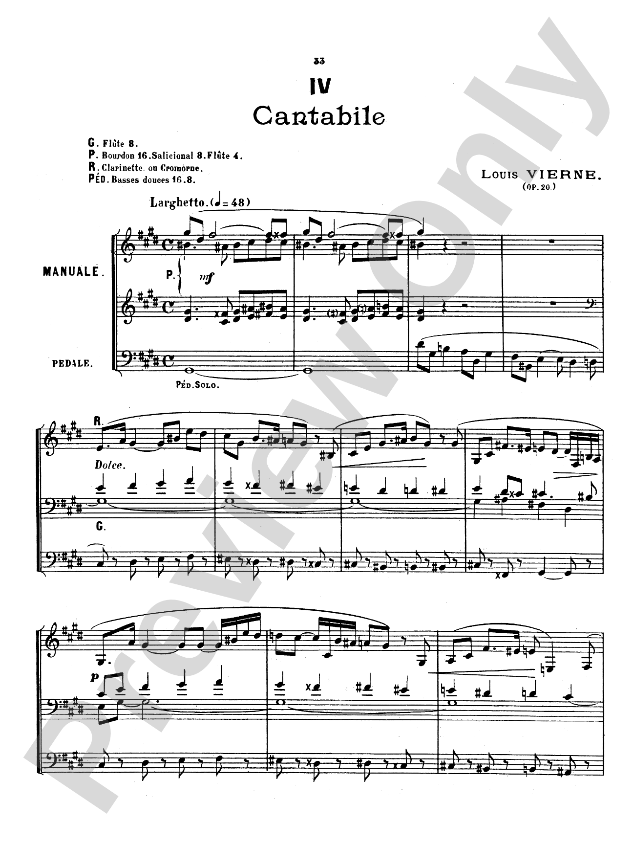 Vierne: Symphony No. 2, Op. 20