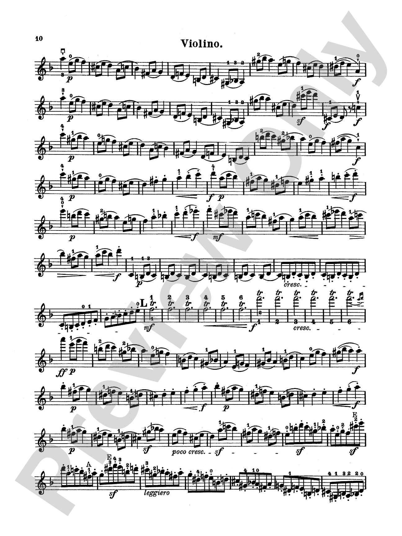 Tchaikovsky: Violin Concerto No. 4 in D Minor, Op. 31: Violin Book